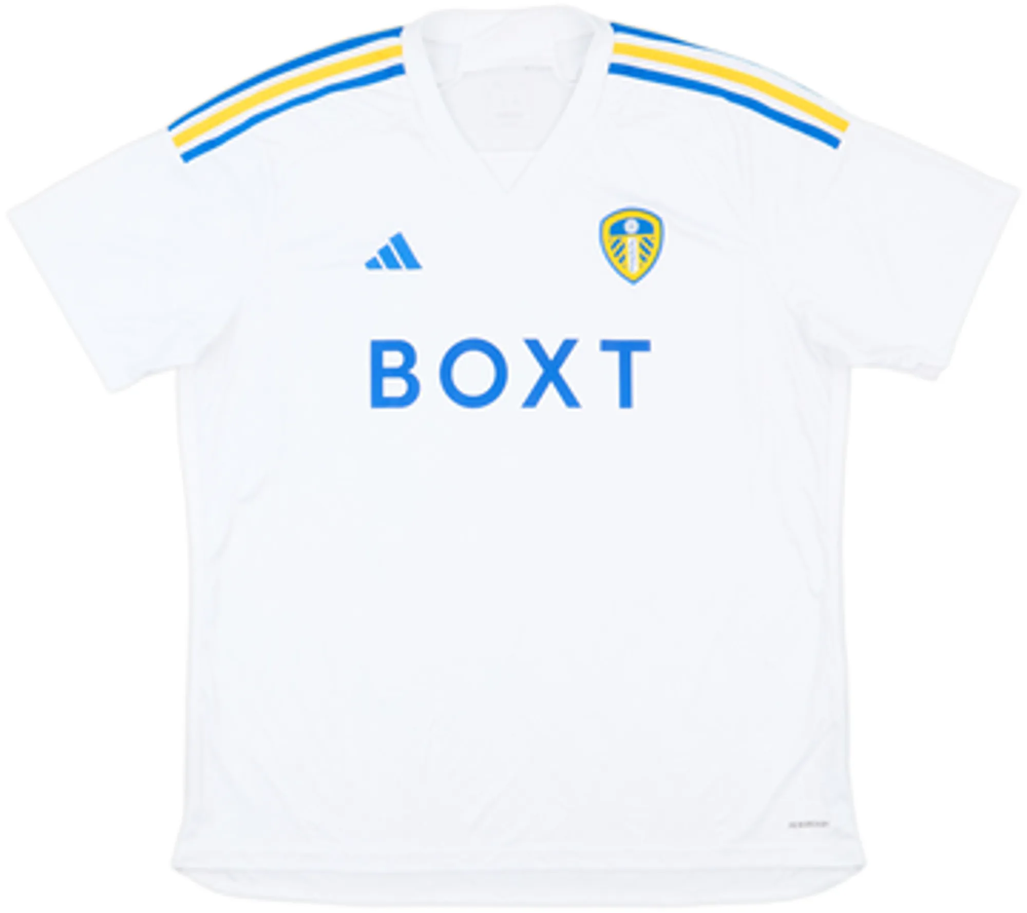 adidas Leeds United Mens SS Home Shirt 2023/24