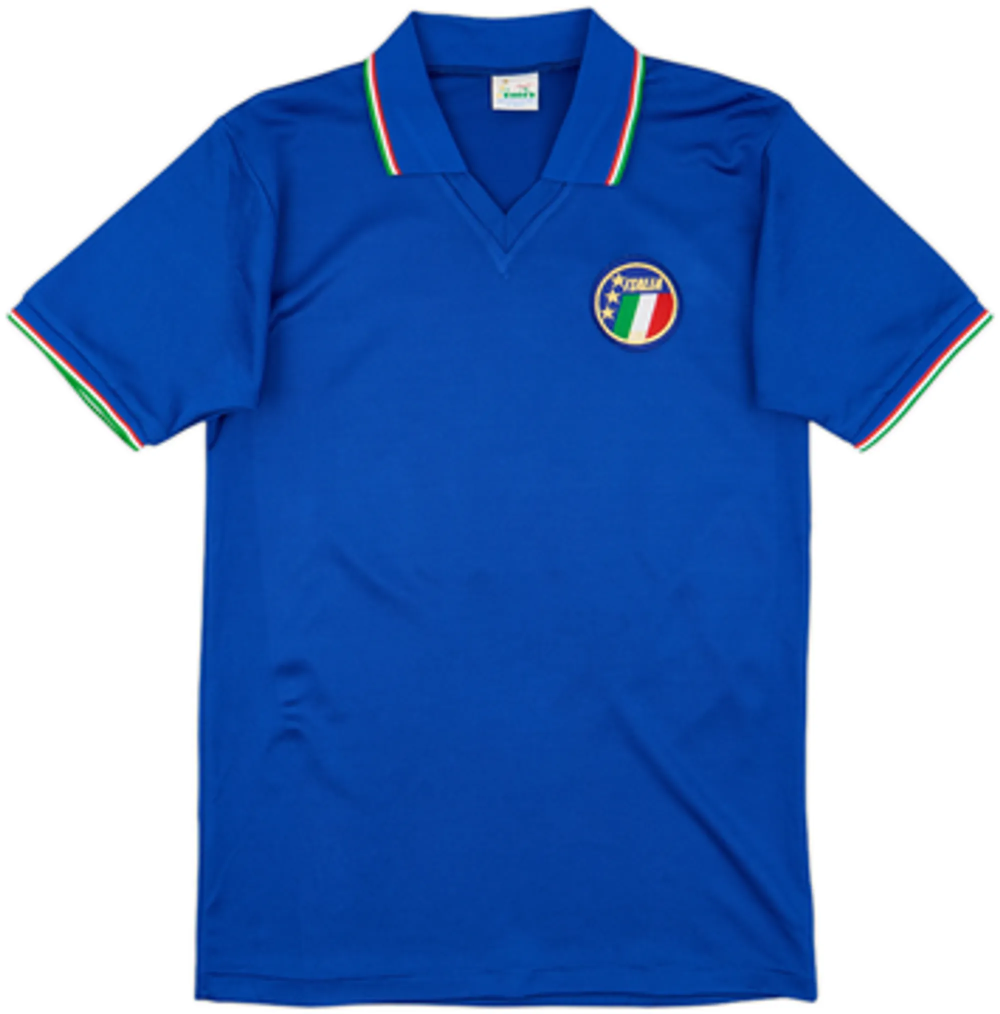 Diadora Italy Mens SS Home Shirt 1986