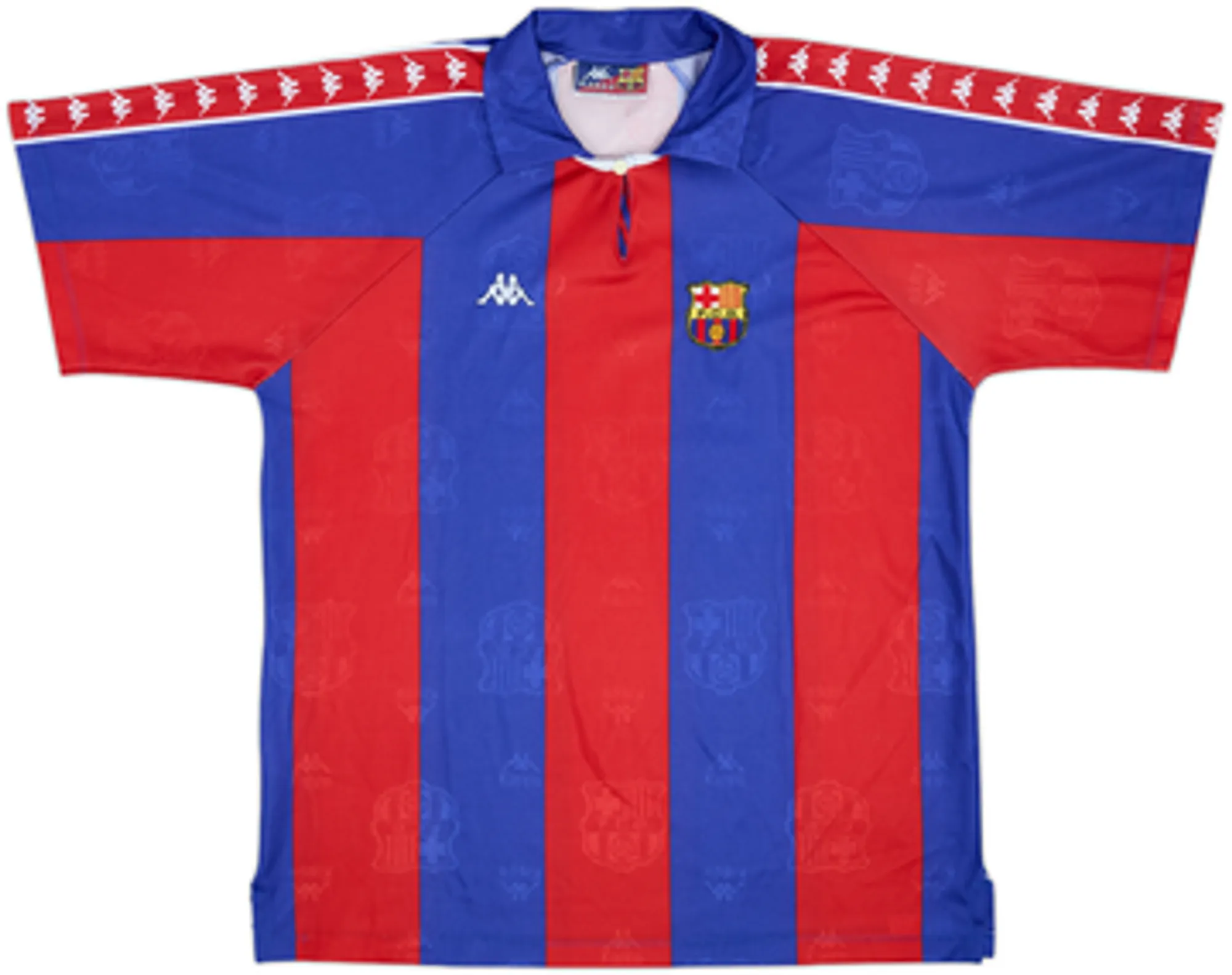 Kappa Barcelona Mens SS Home European Shirt 1993/95