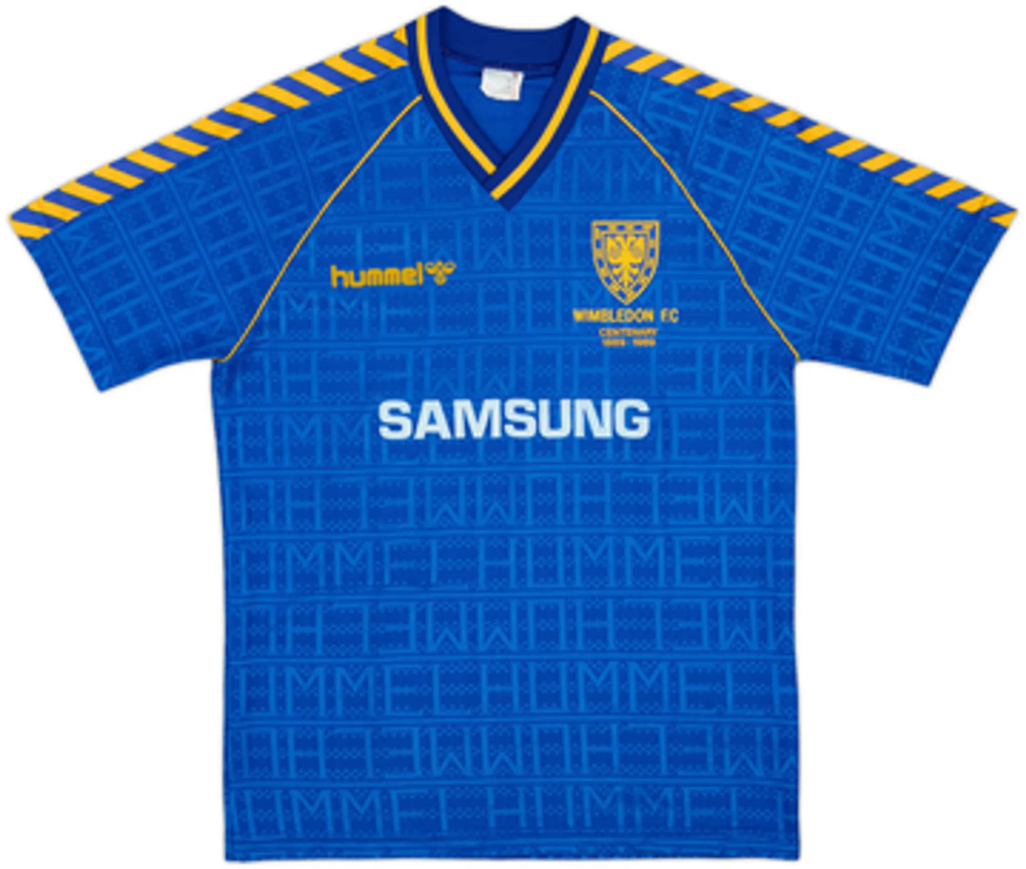 Hummel AFC Wimbledon Mens SS Home Shirt 1989/90