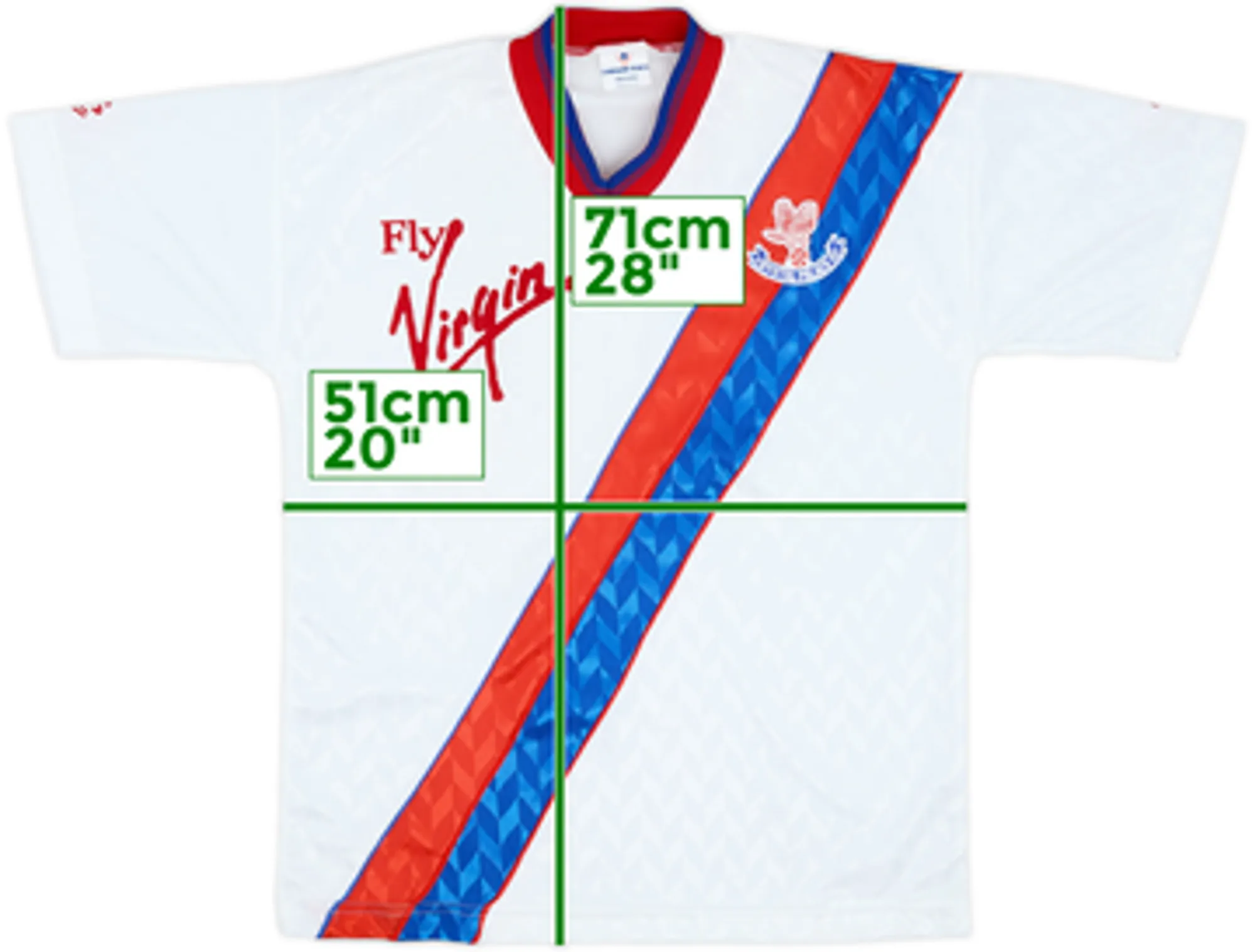 Bukta Crystal Palace Mens SS Away Shirt 1989/90