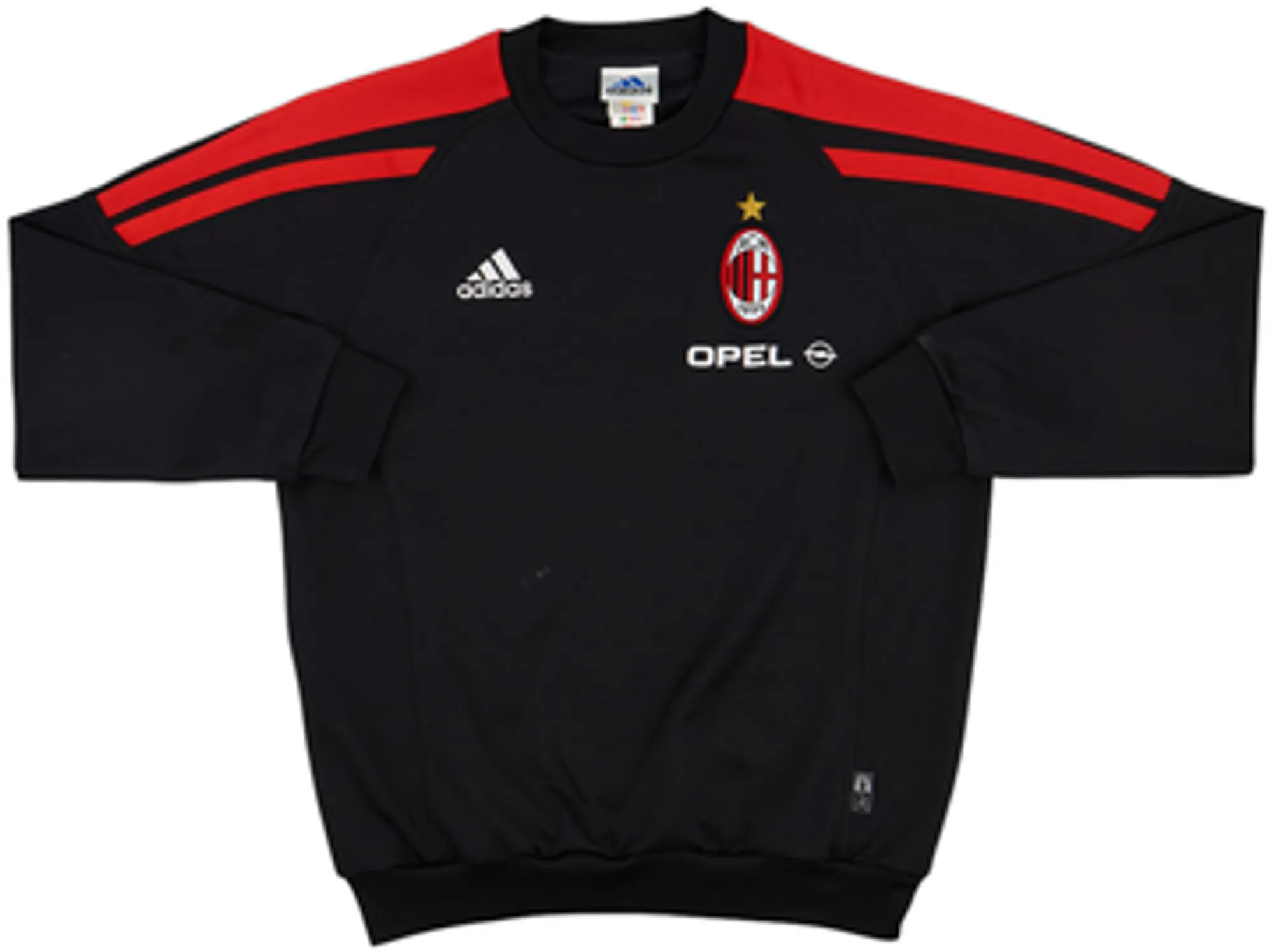 adidas AC Milan Mens SS Home Shirt 2001/02