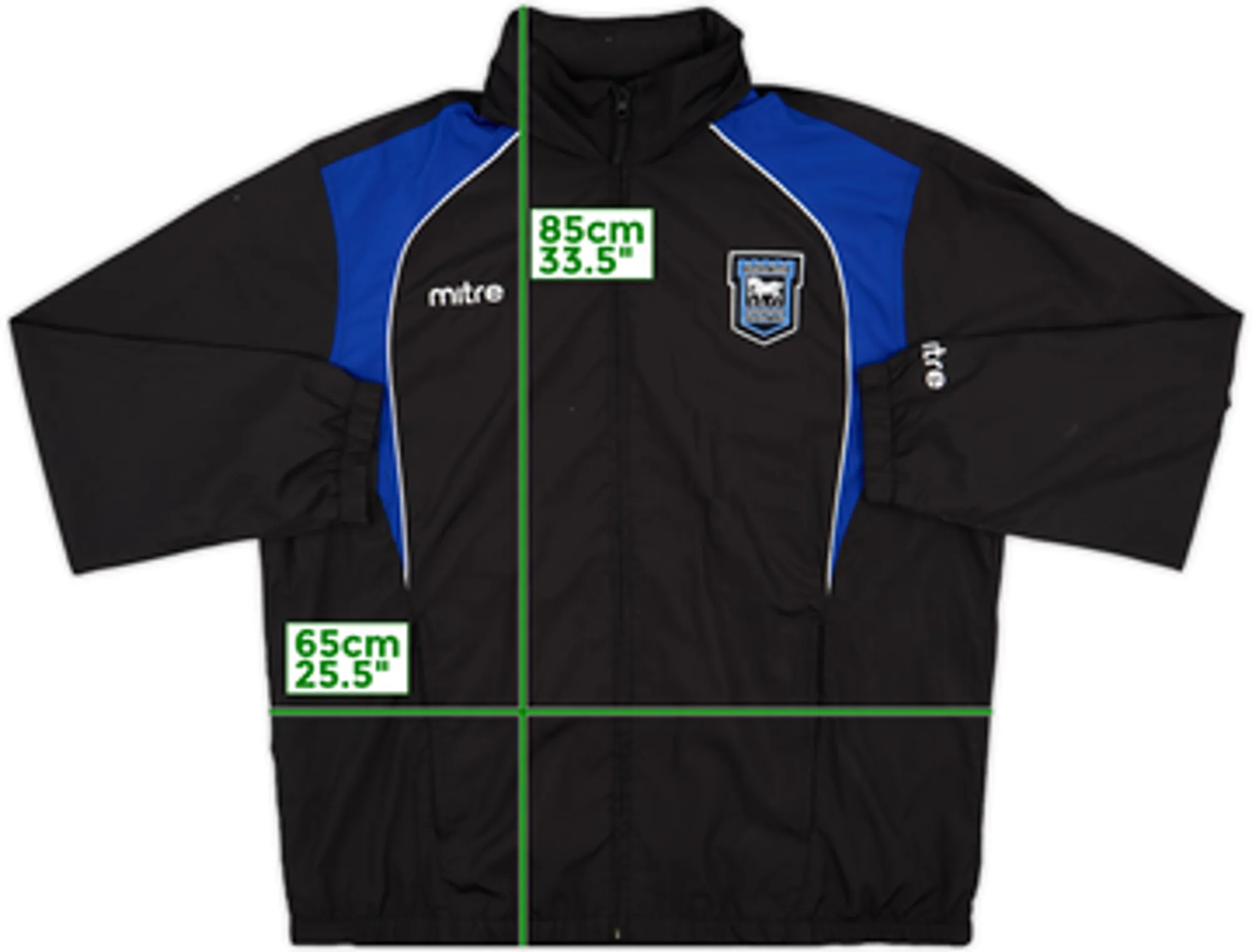 Mitre Ipswich Town Mens SS Home Shirt 2007/08