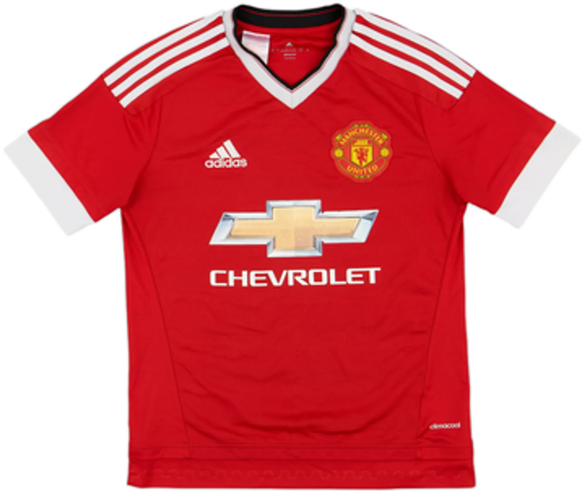 adidas Manchester United Boys SS Home Shirt 2015/16