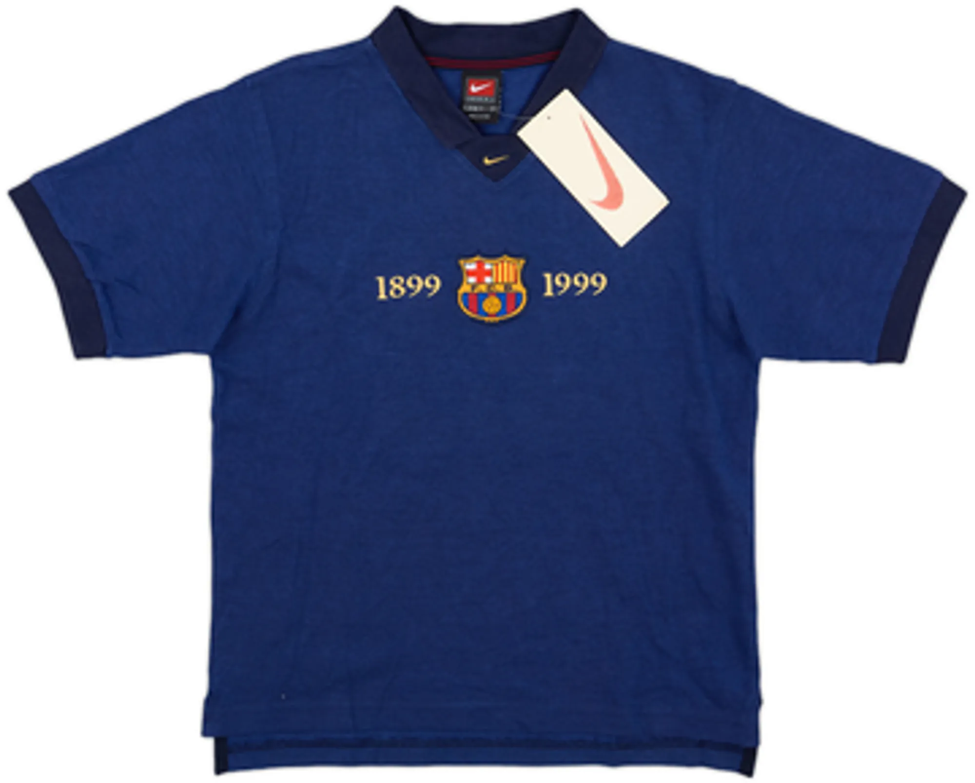 Nike Barcelona Boys SS Home Shirt 1999/00
