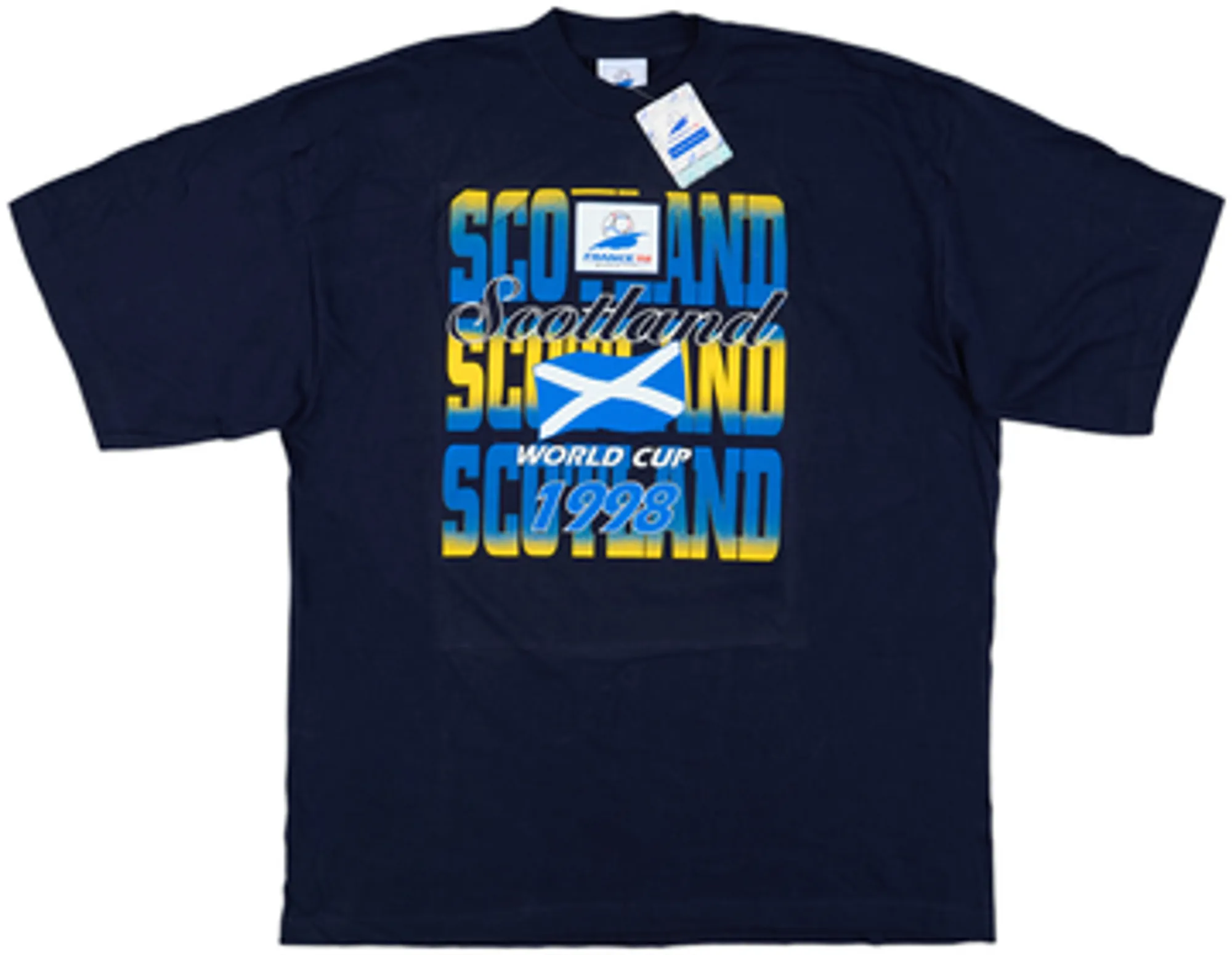 T-Shirts Scotland Mens SS Home Shirt 1998