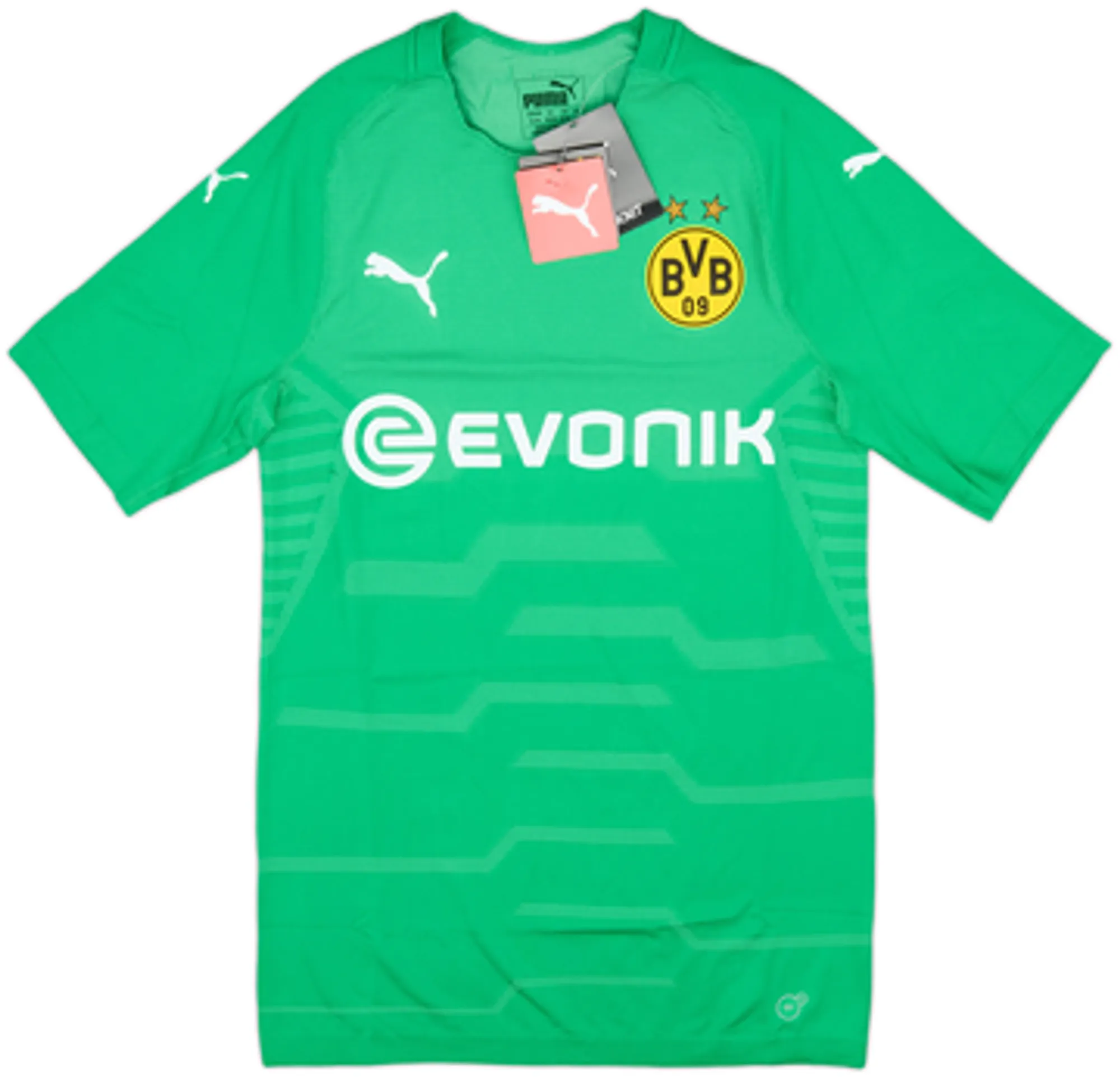 Puma Borussia Dortmund Mens SS Goalkeeper Player Issue Home Shirt 2018/19