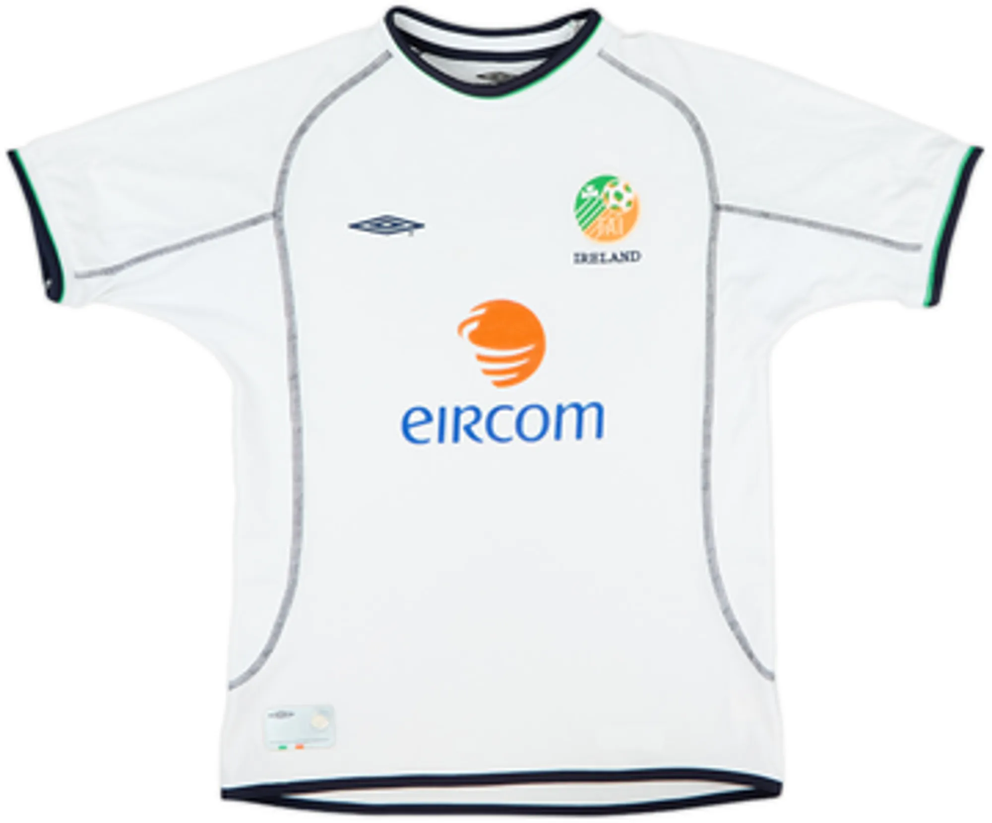 Umbro Republic of Ireland Boys SS Home Shirt 2002