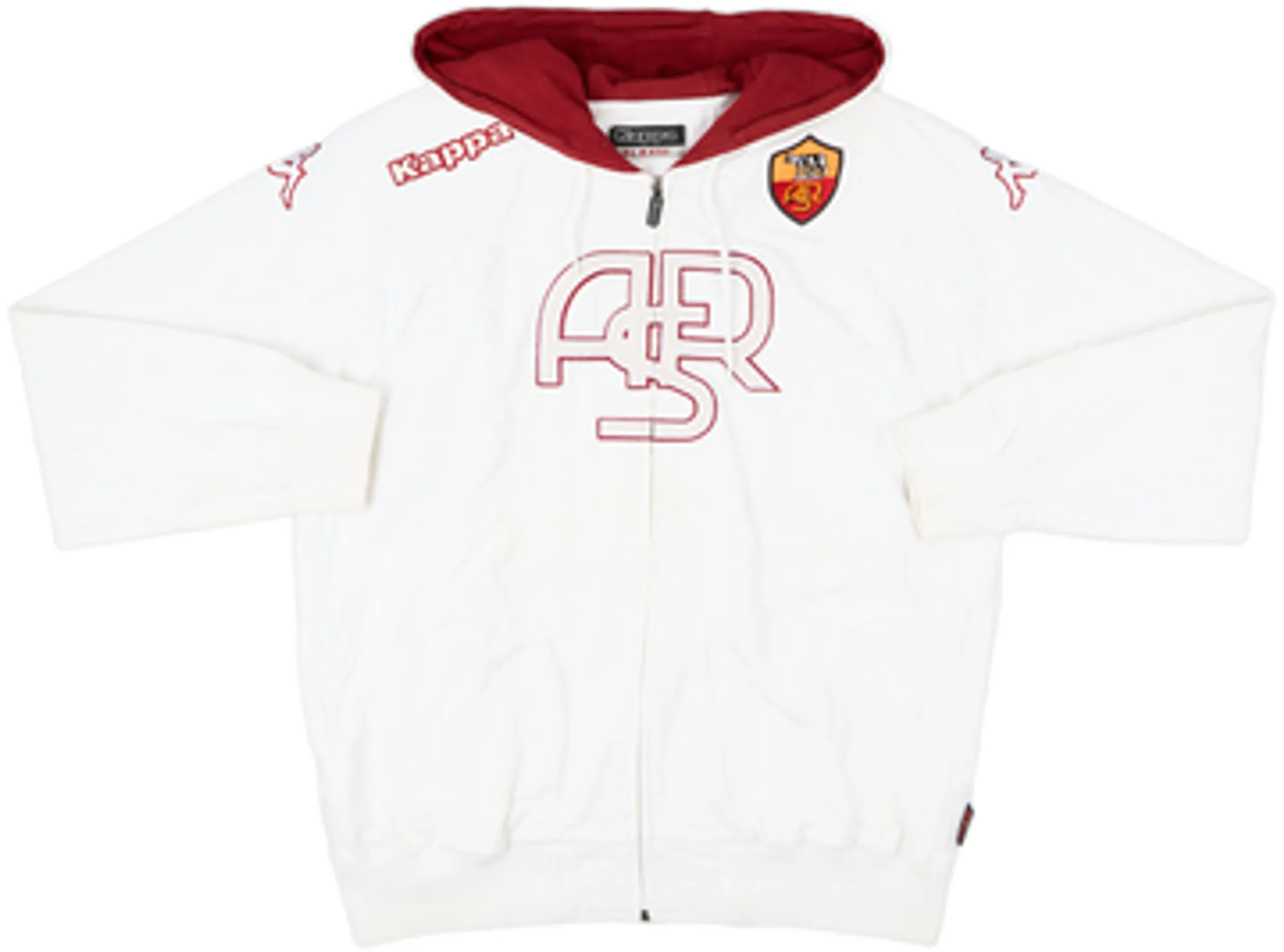 2011-12 Roma Kappa Hooded Track Jacket - 8/10 - (XL)