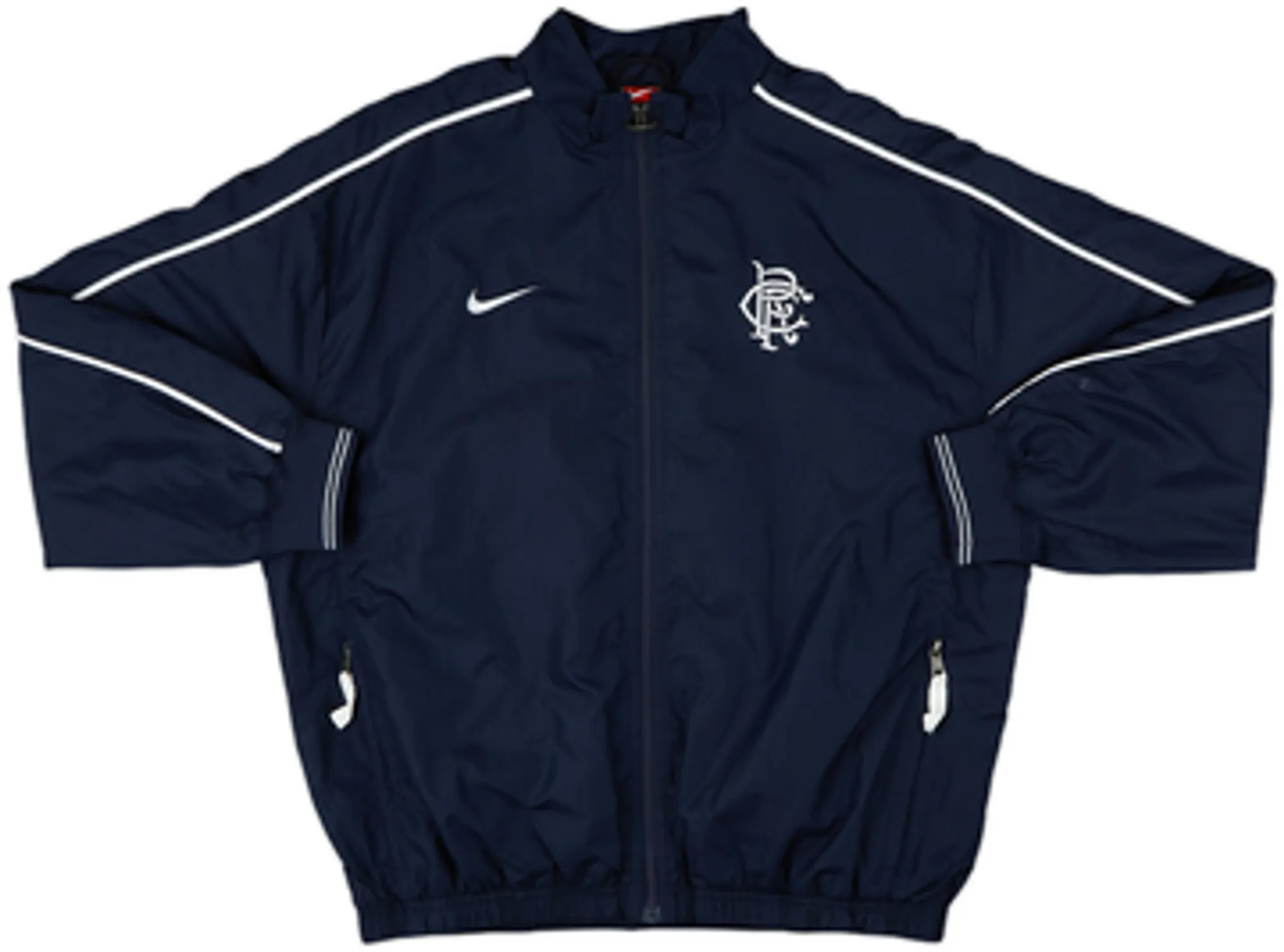1999-00 Rangers Nike Track Jacket - 7/10 - (M.Boys)