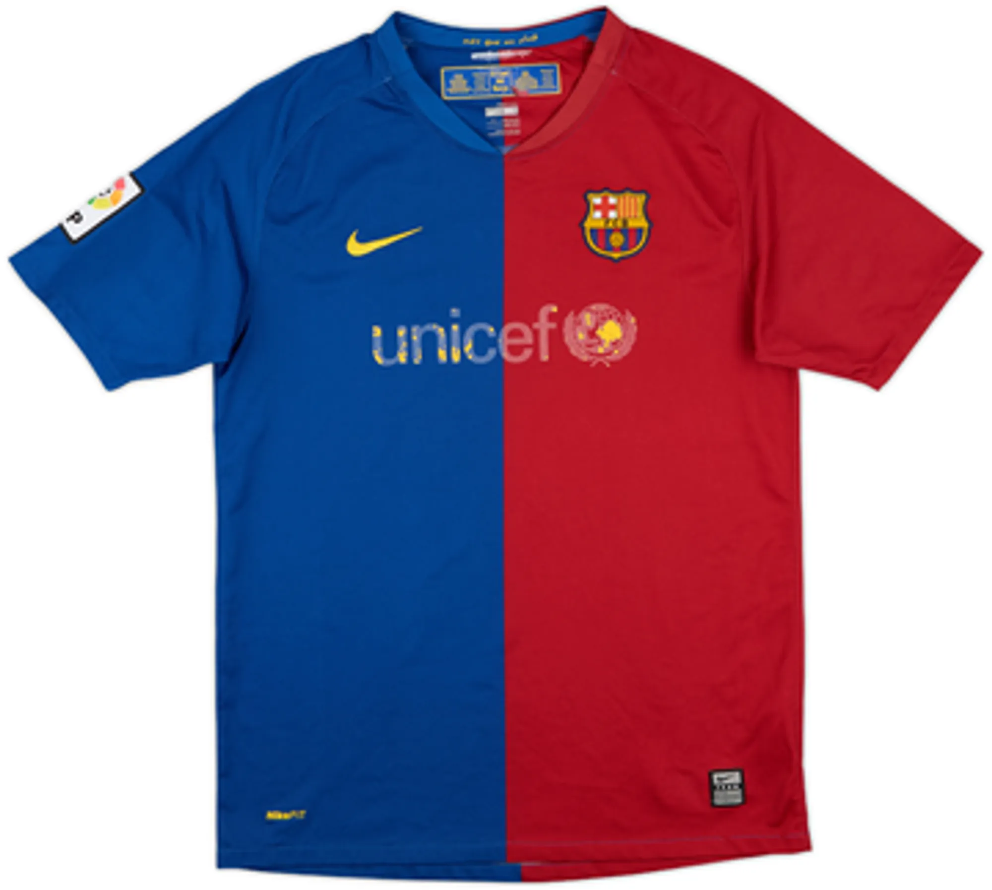 Nike Barcelona Boys SS Home Shirt 2009/10