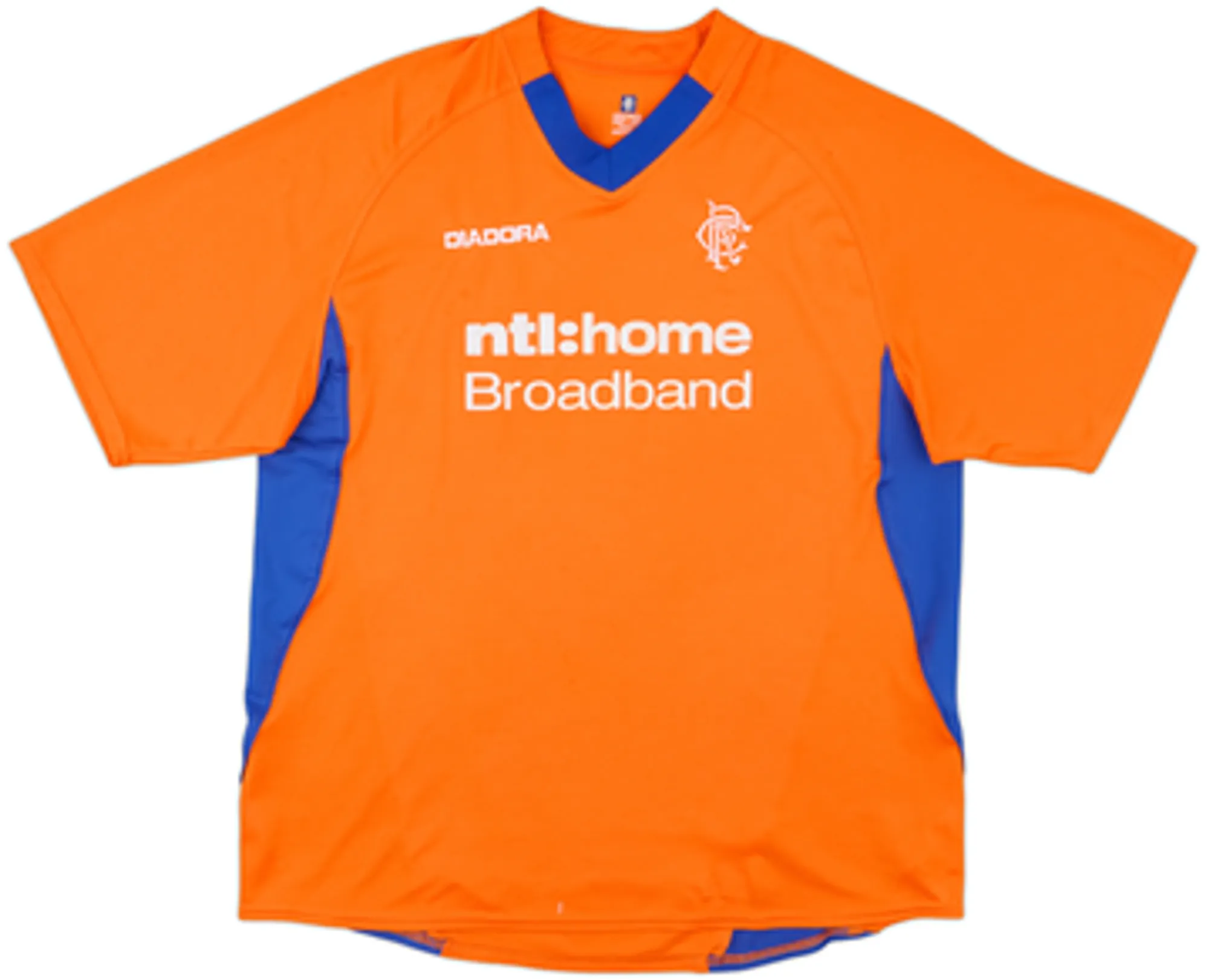 Diadora Rangers Mens SS Away Shirt 2002/03