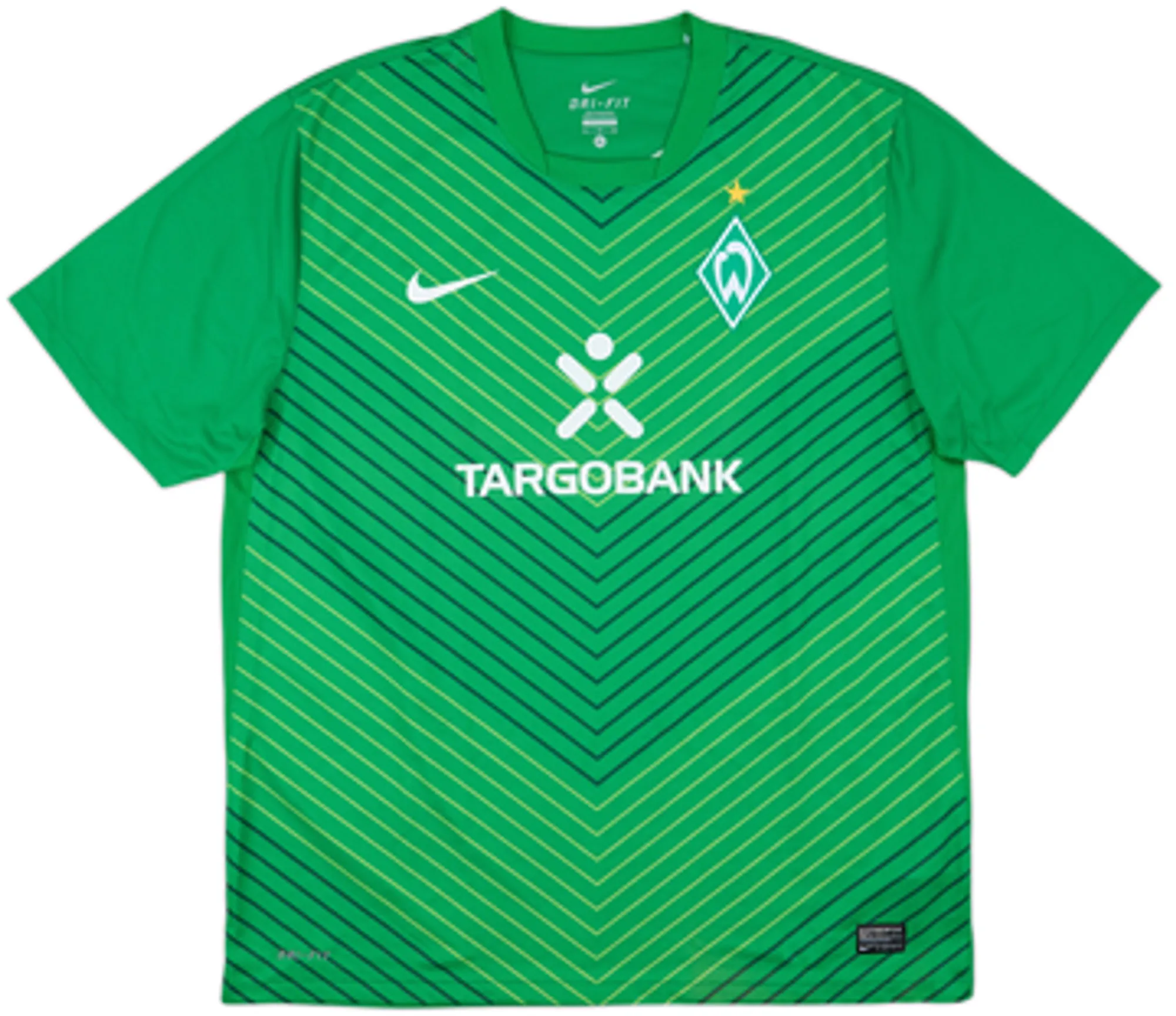Nike Werder Bremen Mens SS Home Shirt 2011/12