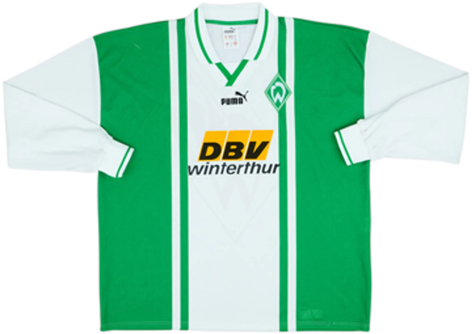 Puma Werder Bremen Mens LS Home Shirt 1996/97