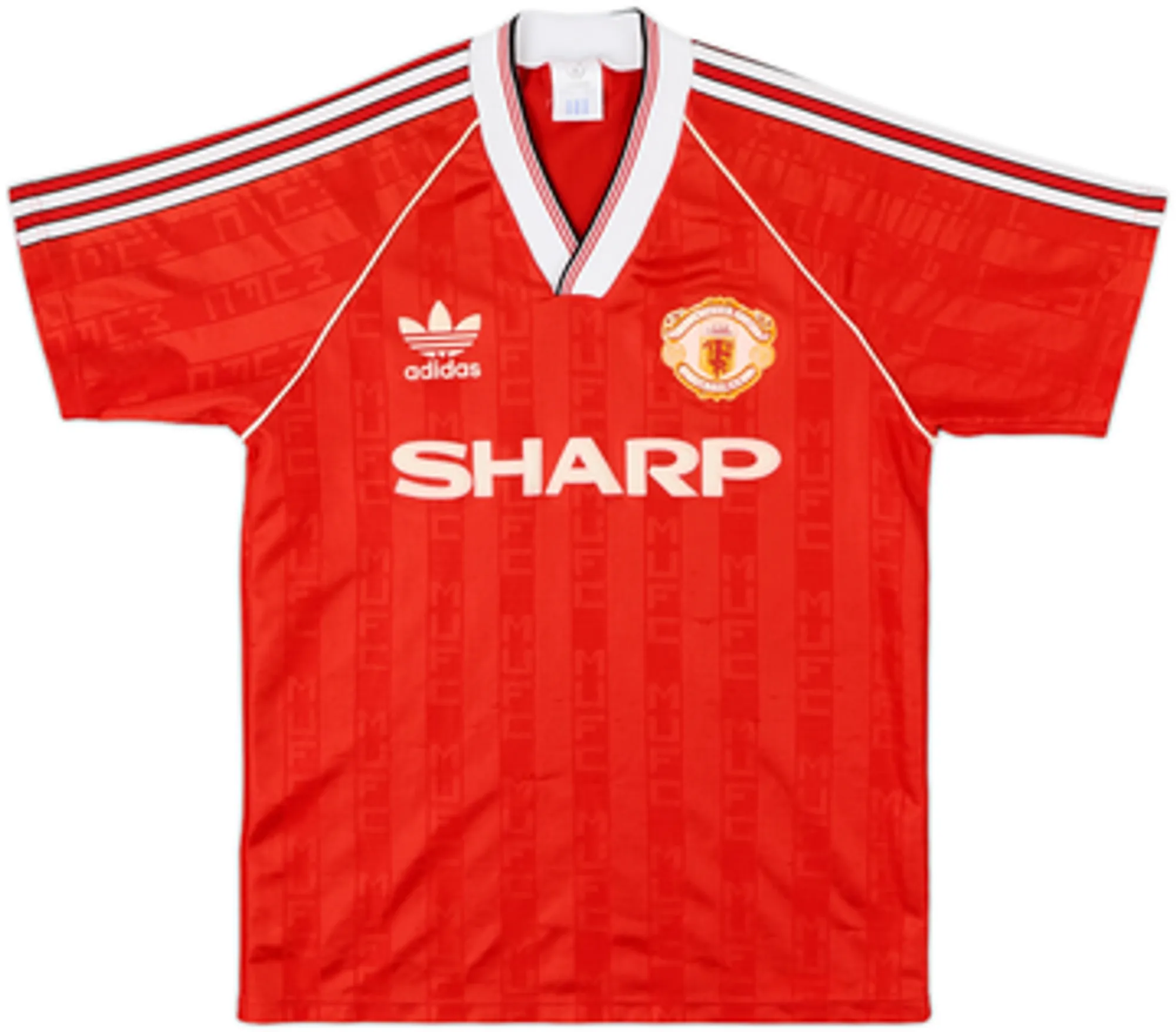 adidas Manchester United Mens SS Home Shirt 1988/90