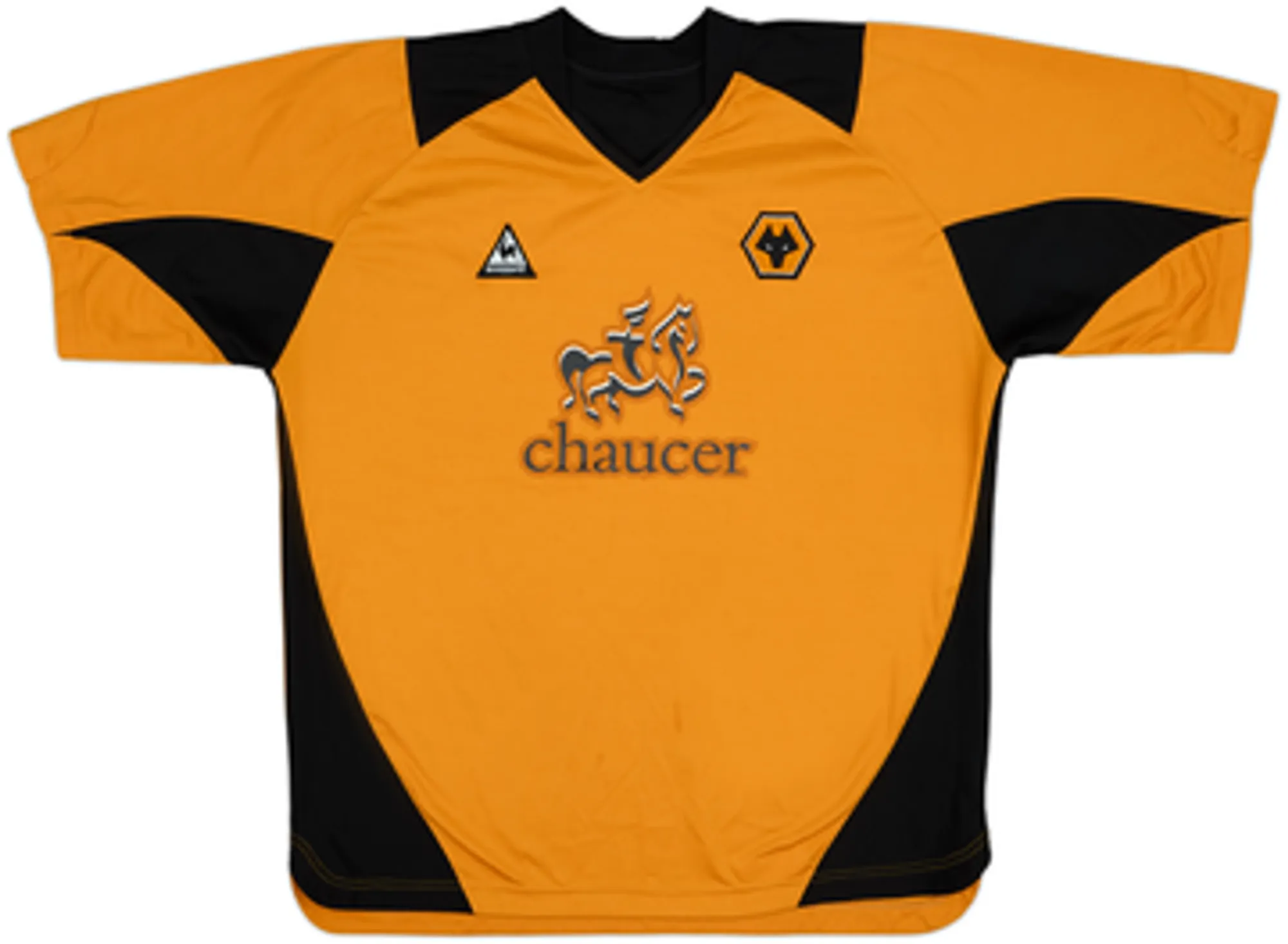 LeCoqSportif Wolverhampton Wanderers Mens SS Home Shirt 2004/06