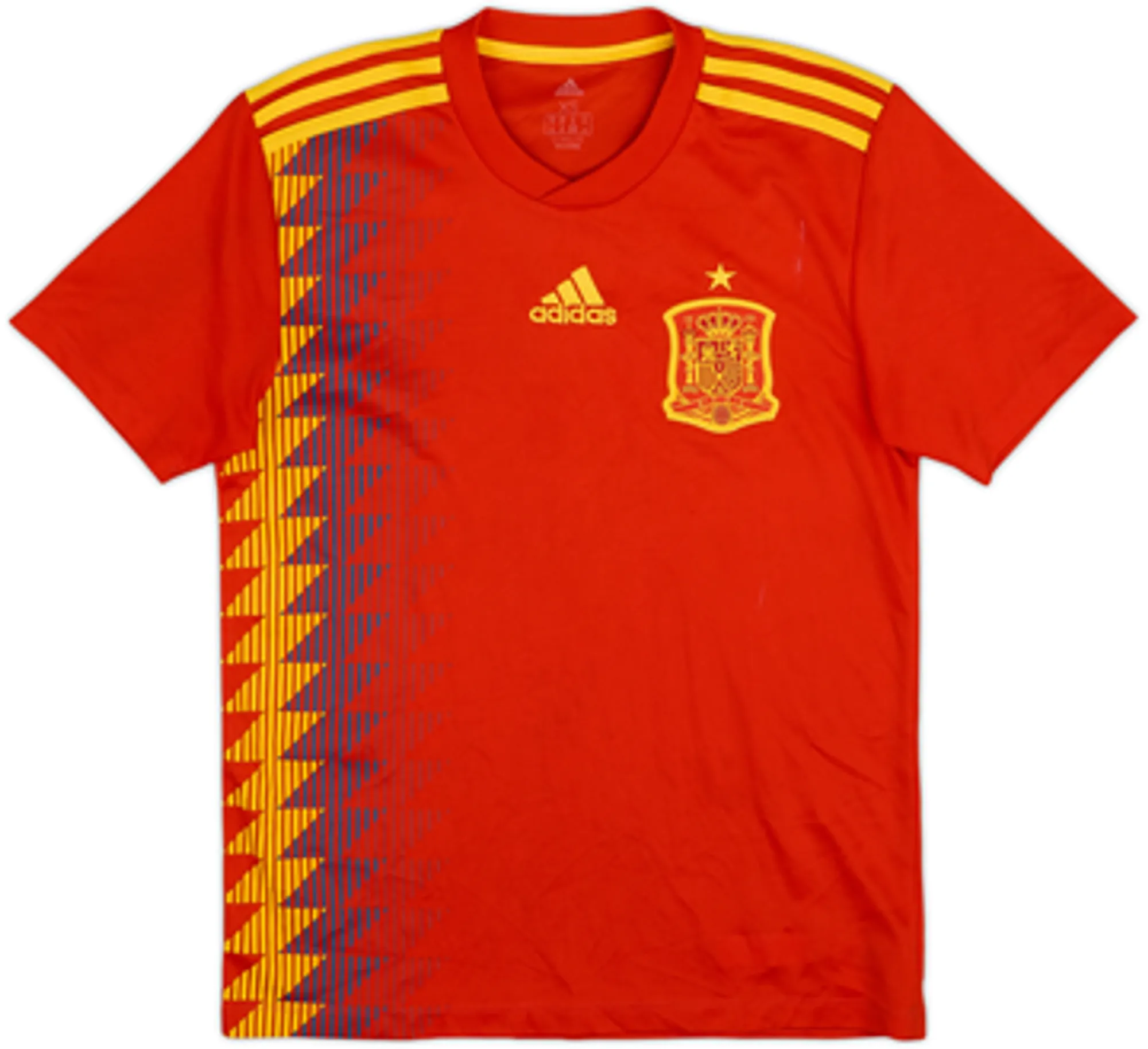 adidas Spain Mens SS Home Shirt 2018