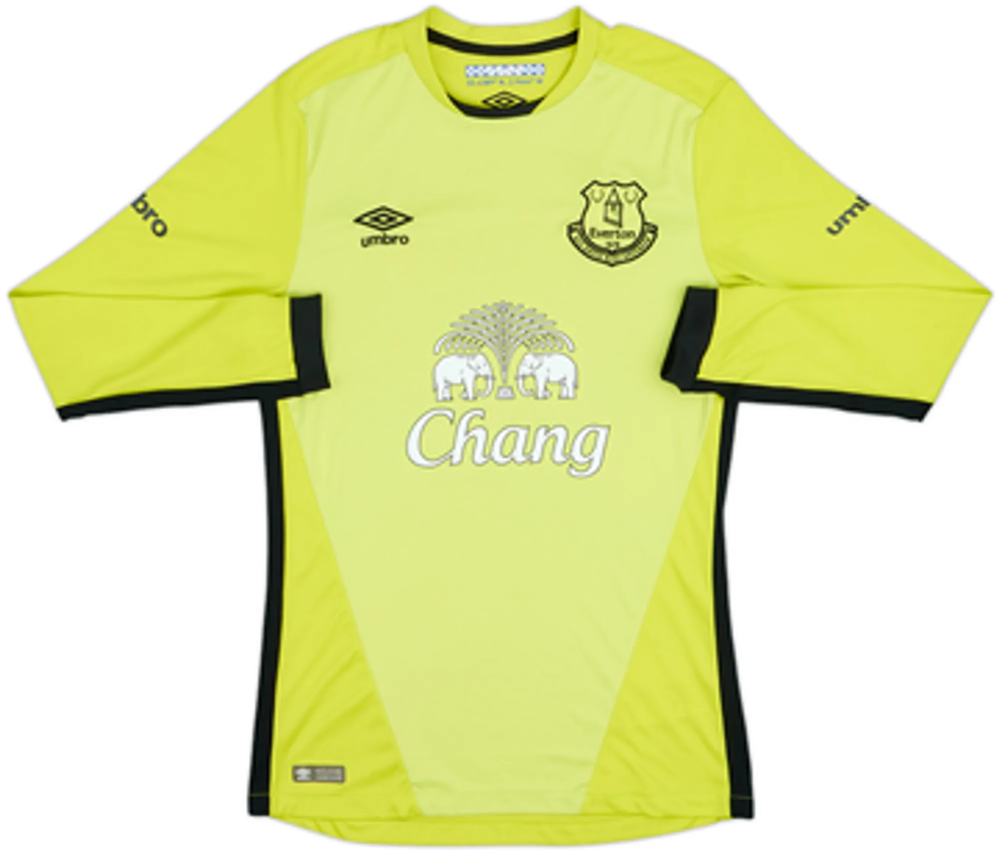 Umbro Everton Mens LS Goalkeeper Home Shirt 2016/17