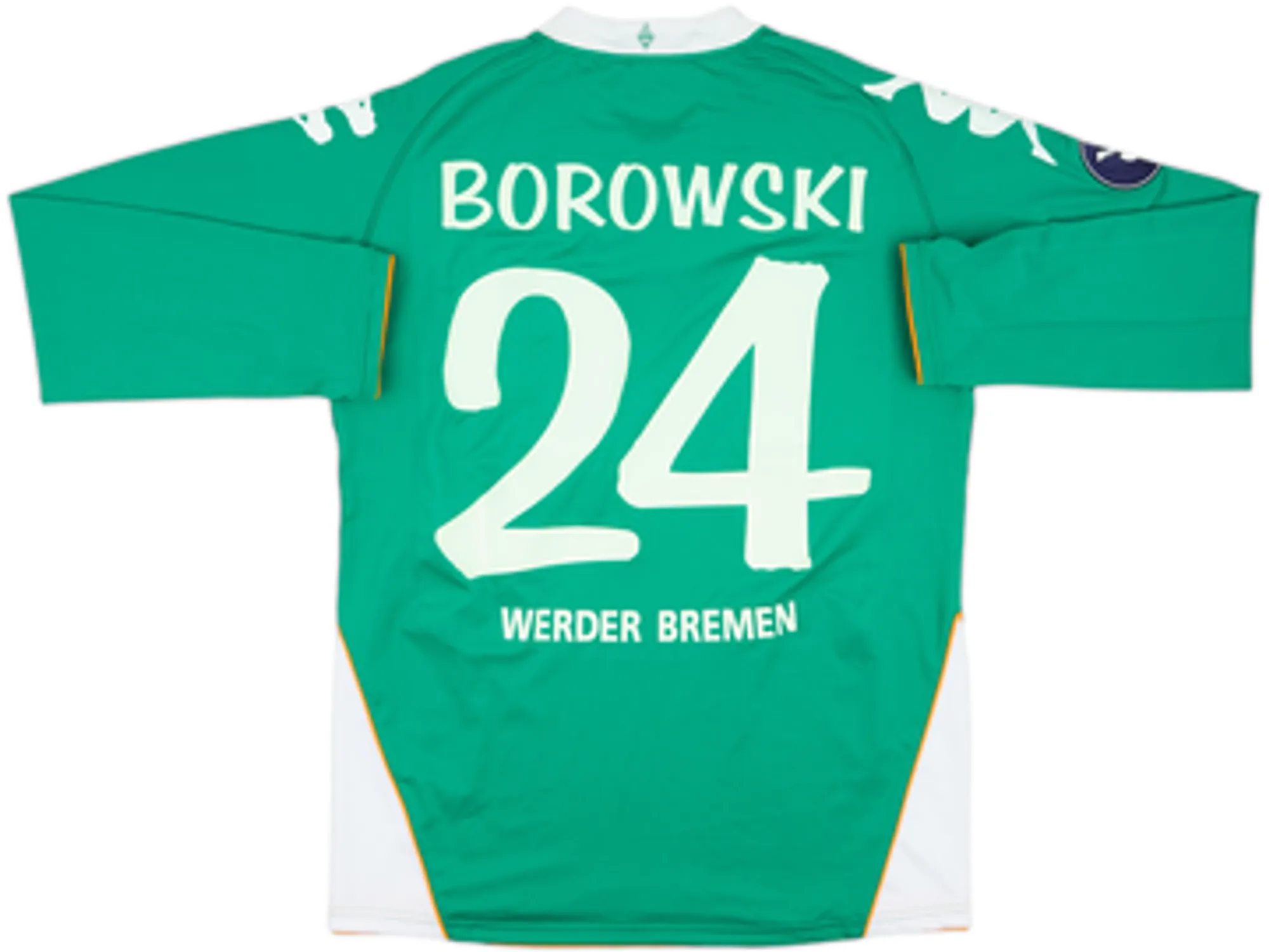 Kappa Werder Bremen Mens LS Player Issue Home Shirt 2007/08