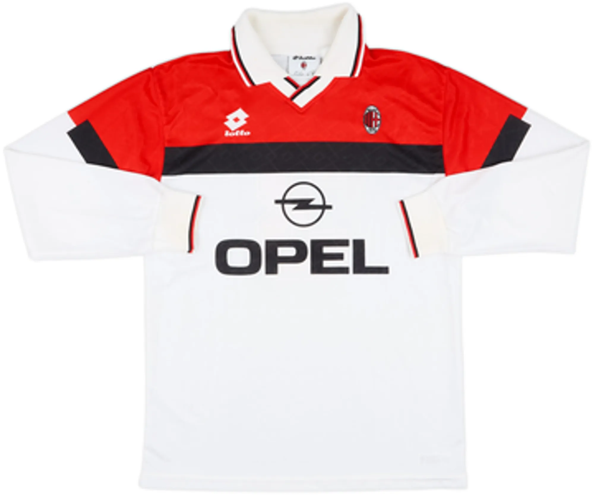 Lotto AC Milan Mens LS Player Issue Away Shirt 1994/95
