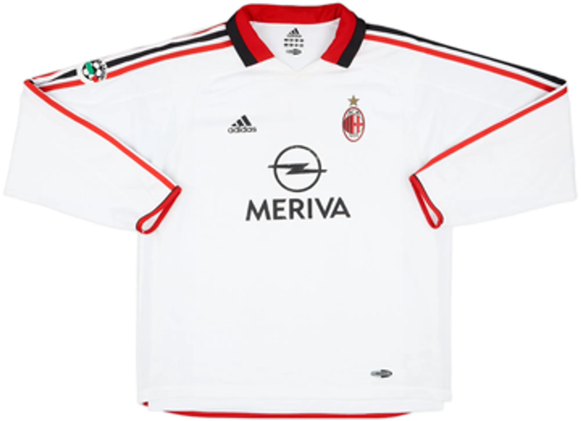 adidas AC Milan Mens LS Player Issue Away Shirt 2003/04