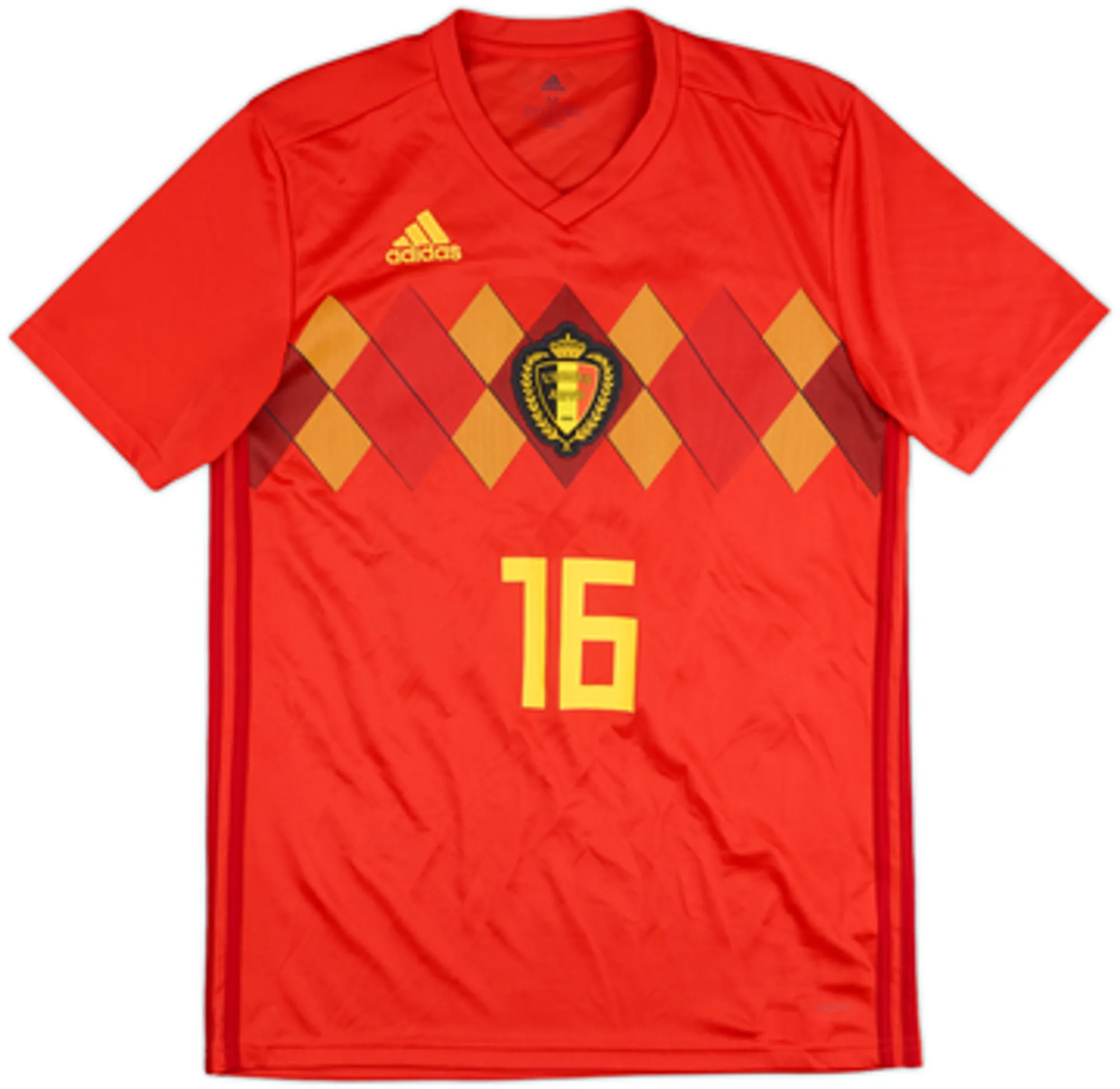 adidas Belgium Mens SS Home Shirt 2018