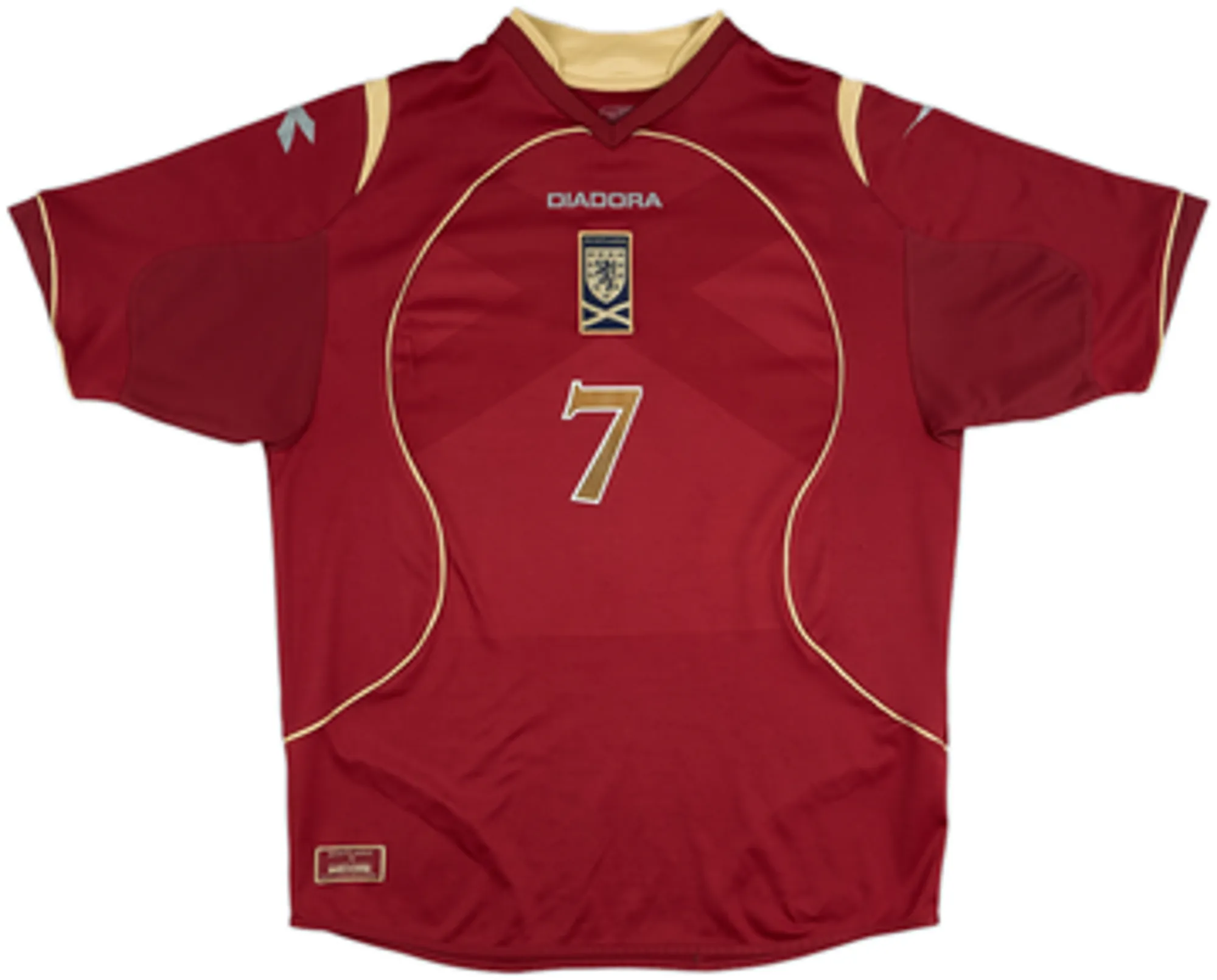 Diadora Scotland Mens SS Third Shirt 2007