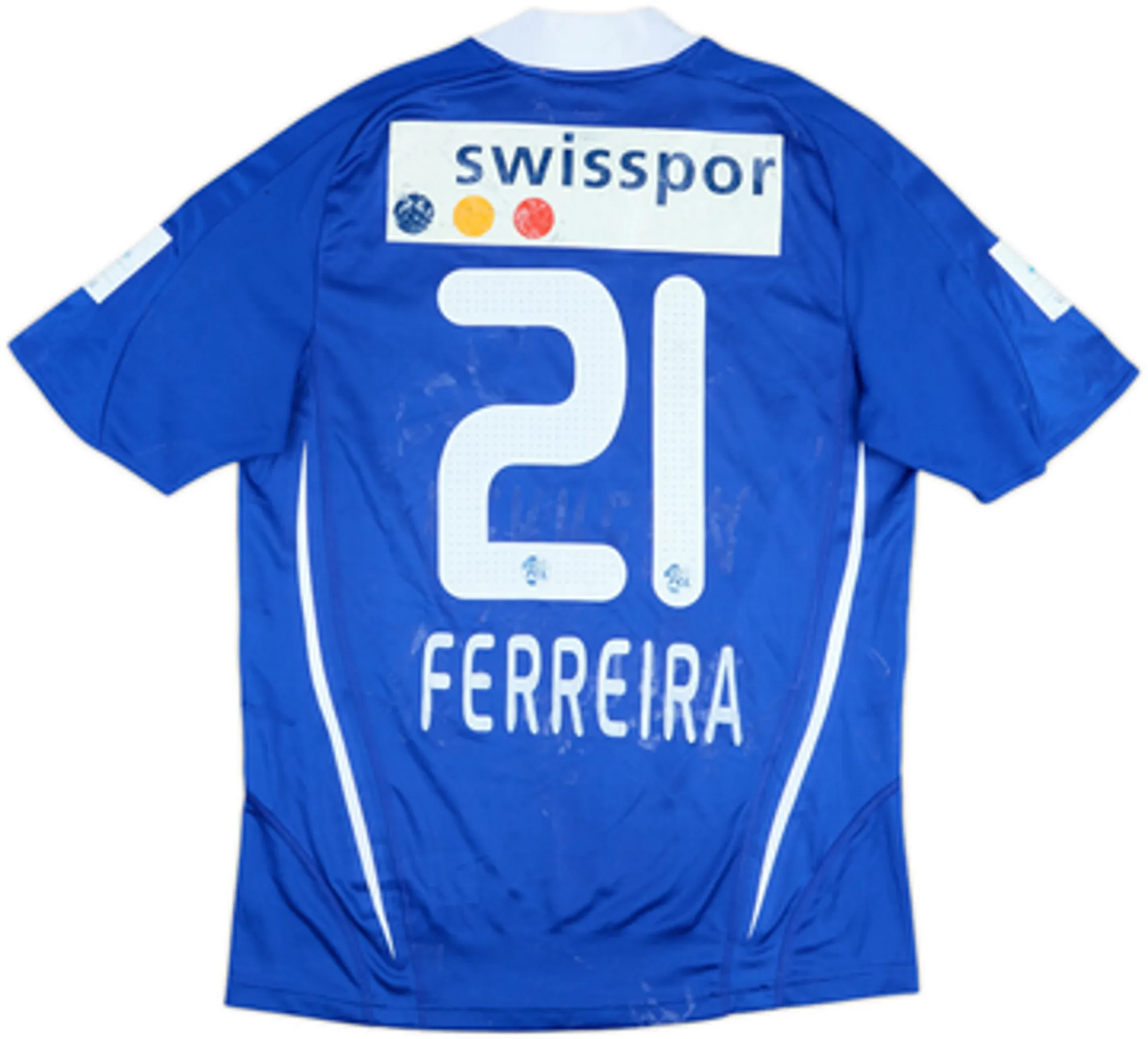 adidas Luzern Mens SS Player Issue Home Shirt 2008/09