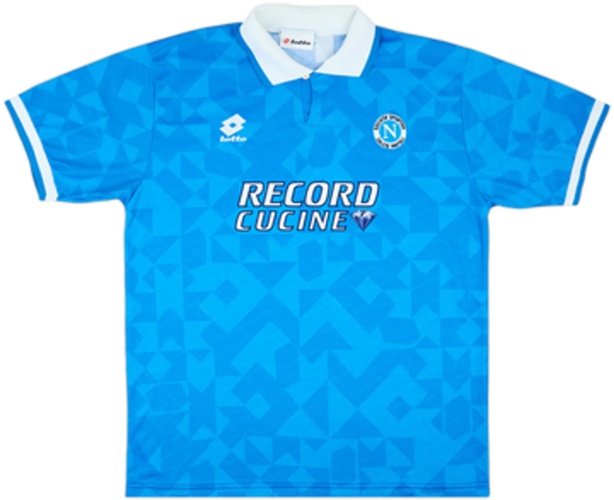 Lotto Napoli Mens SS Player Issue Home Shirt 1994/96