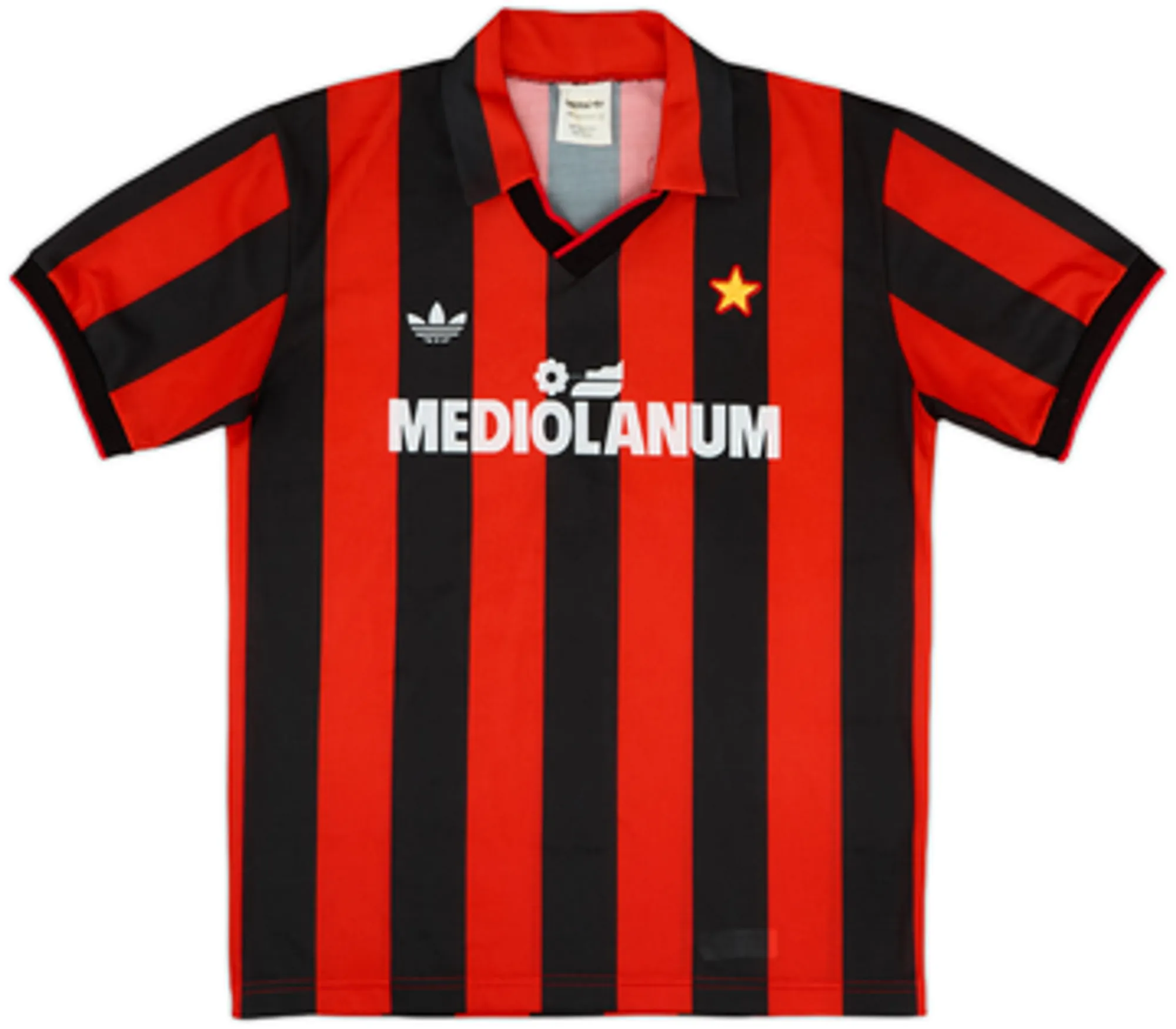adidas AC Milan Mens SS Home Shirt 1990/91