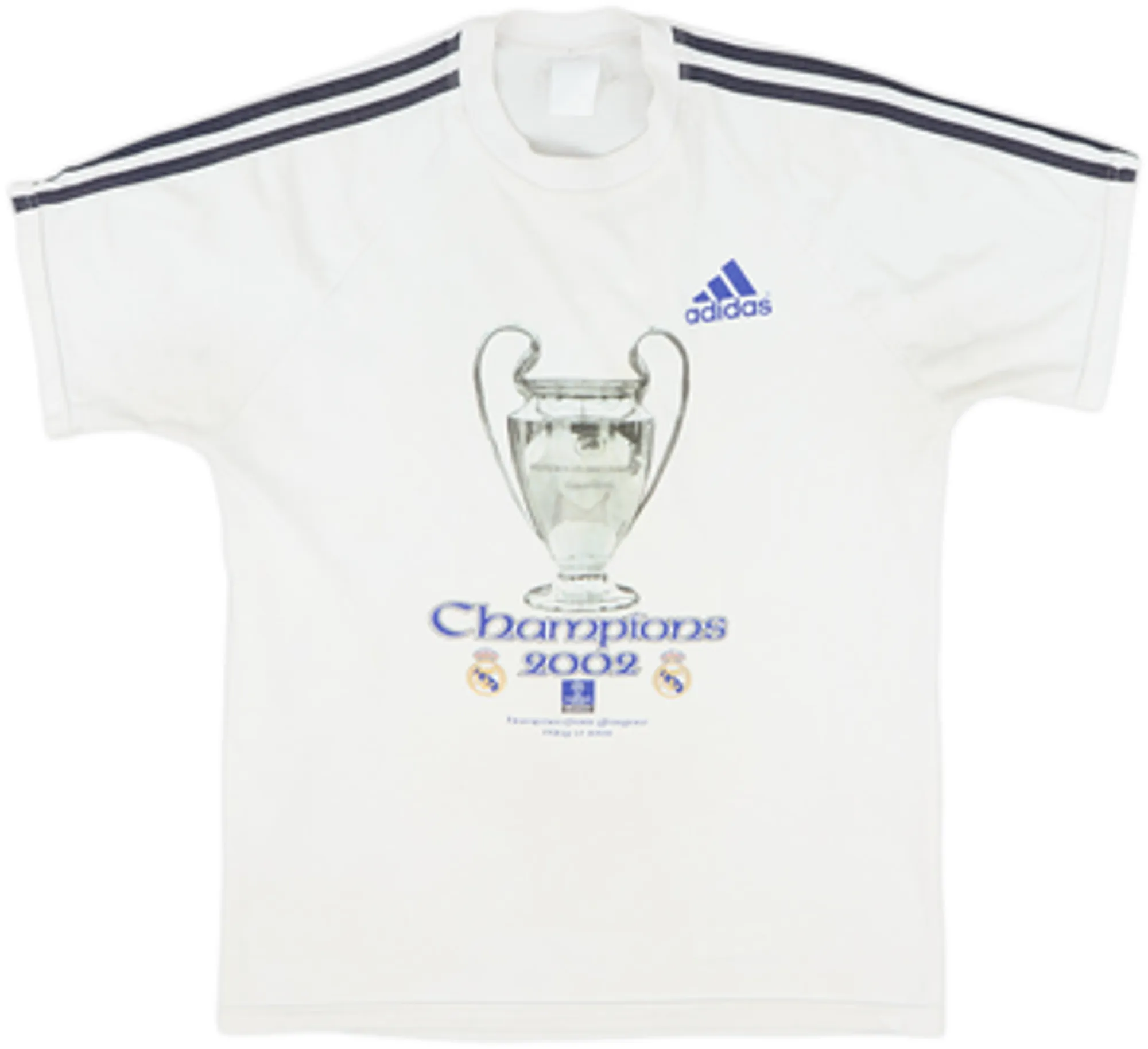 adidas Real Madrid Mens SS Home Shirt 2002/03