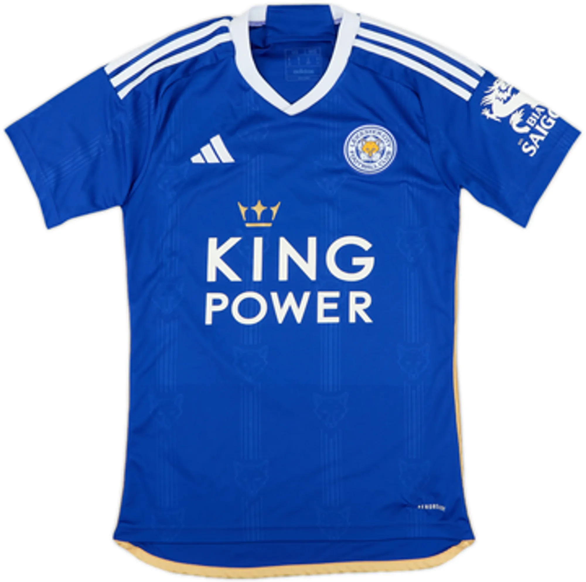 adidas Leicester City Mens SS Home Shirt 2023/24
