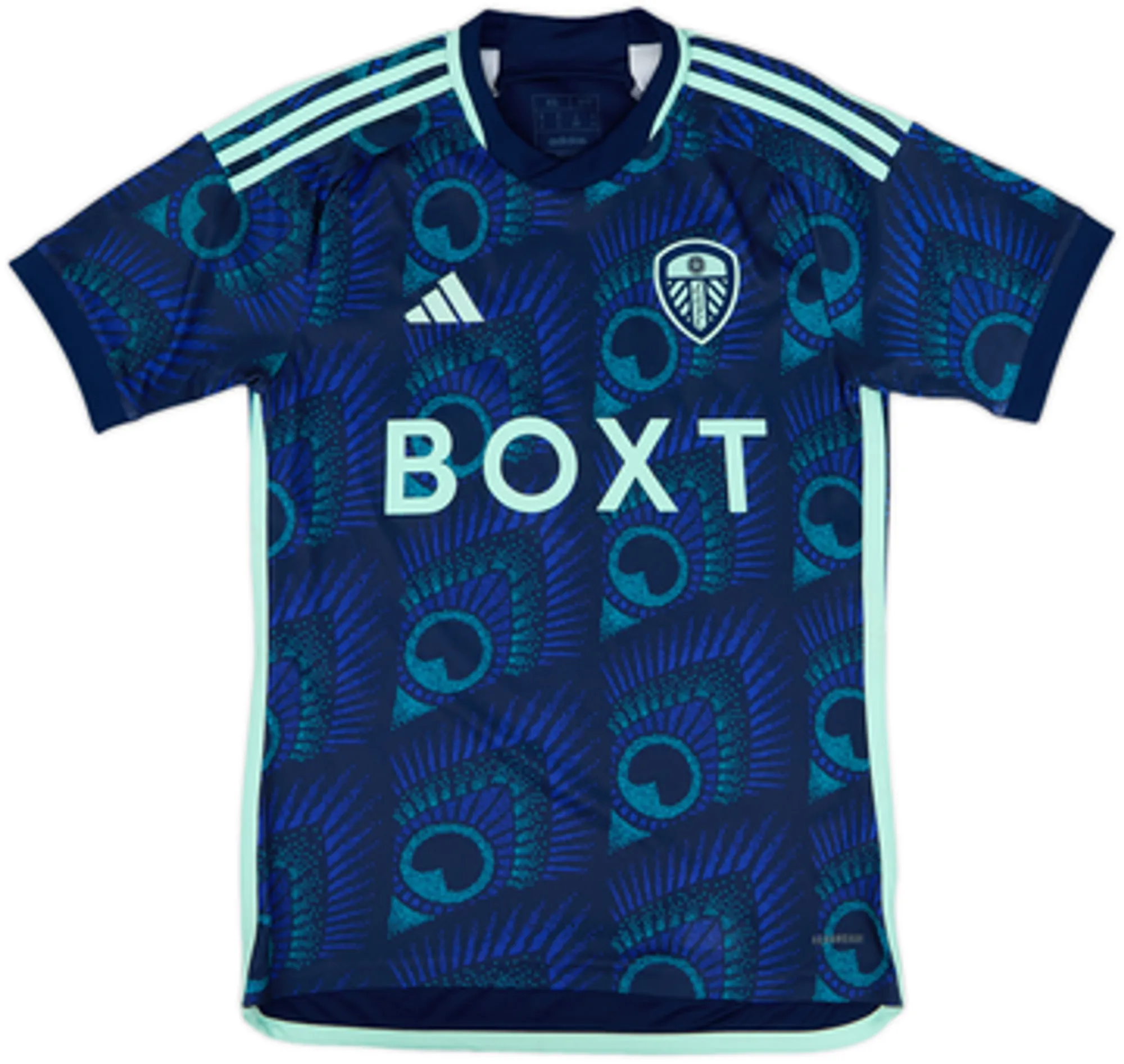 adidas Leeds United Mens SS Away Shirt 2023/24