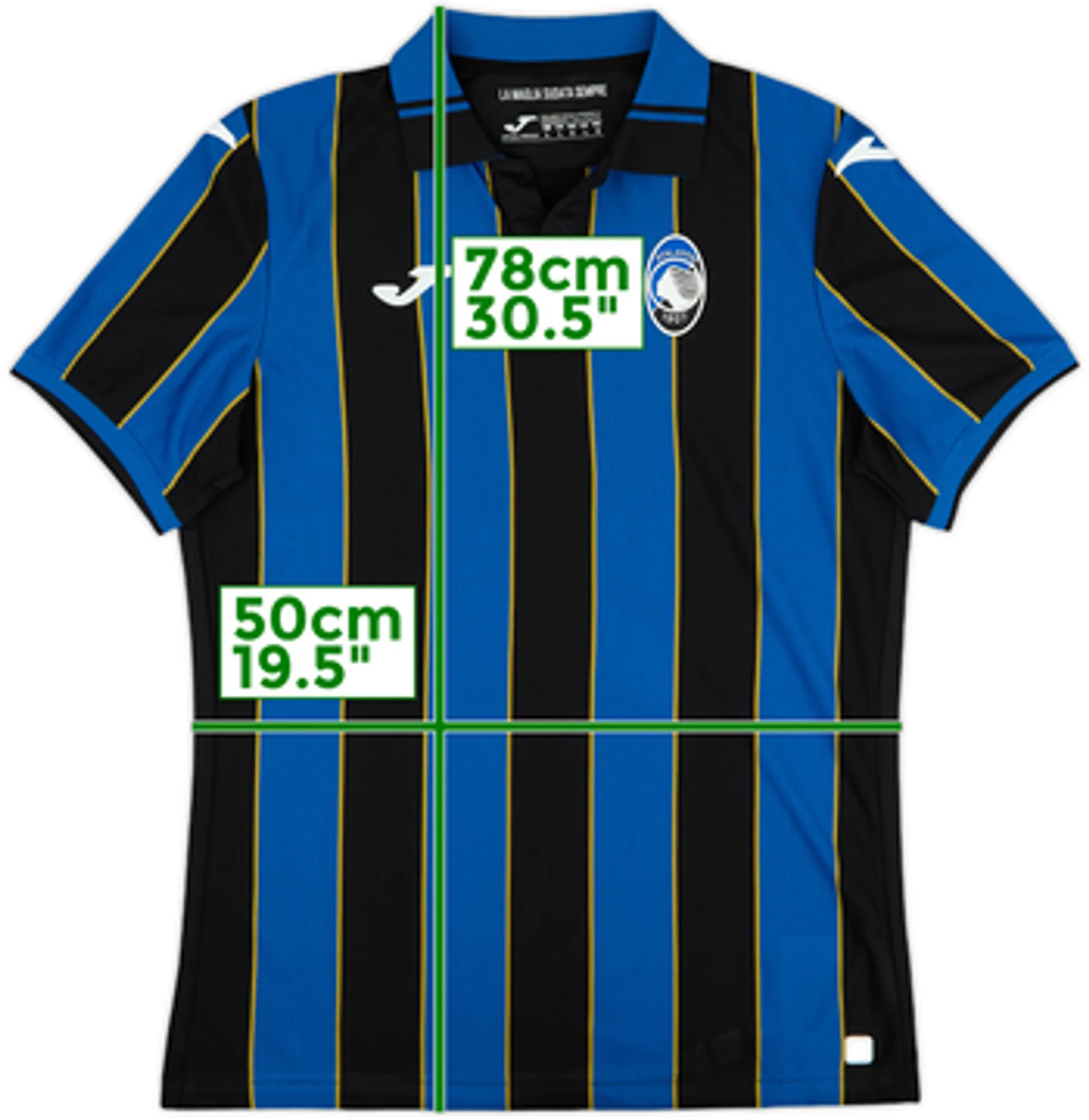 Joma Atalanta Mens SS Home Shirt 2021/22