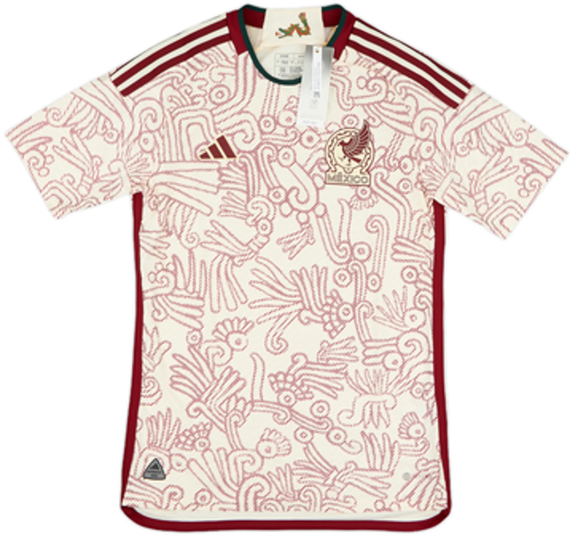 adidas Mexico Mens SS Player Issue Away Shirt 2022