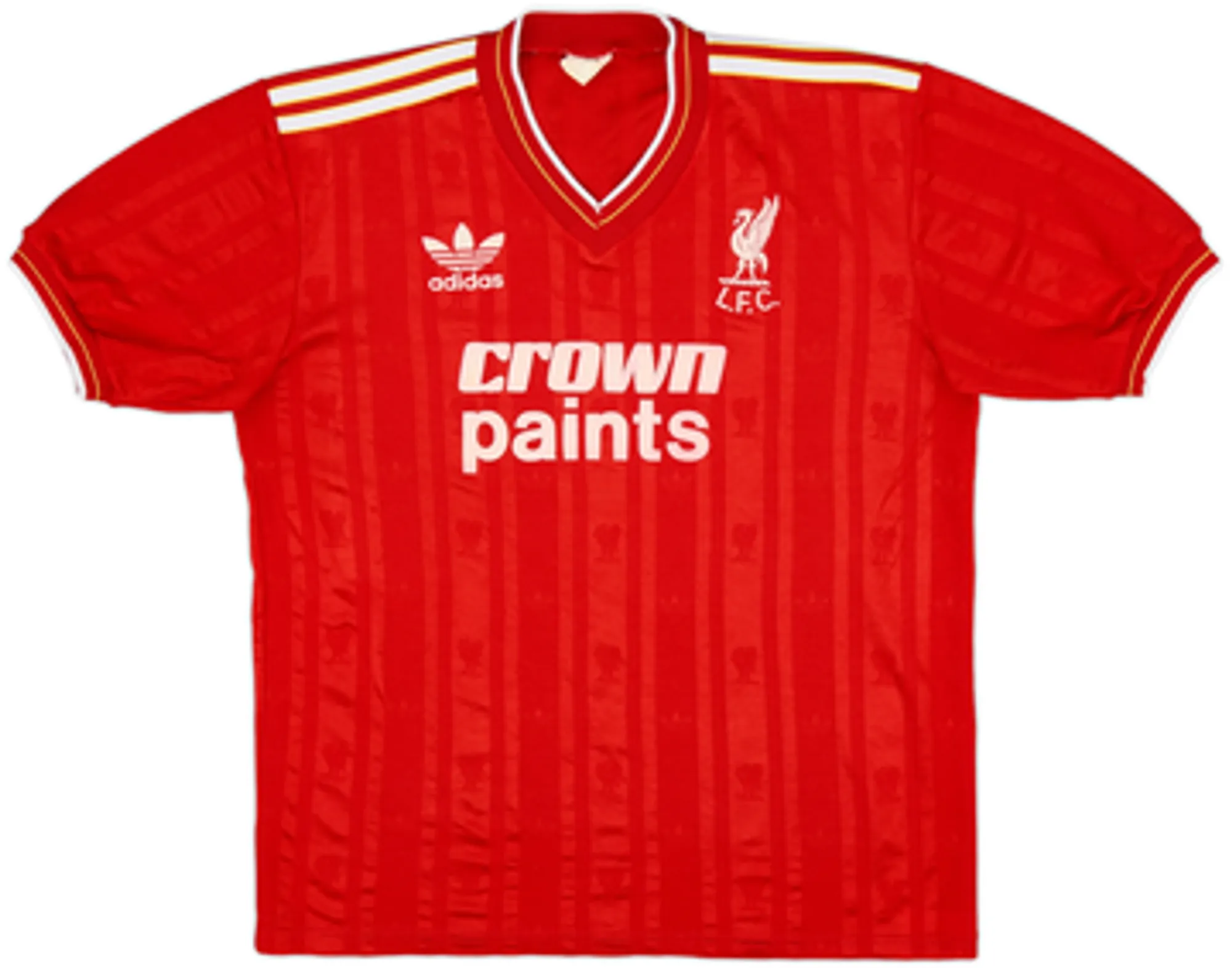 adidas Liverpool Mens SS Home Shirt 1985/87