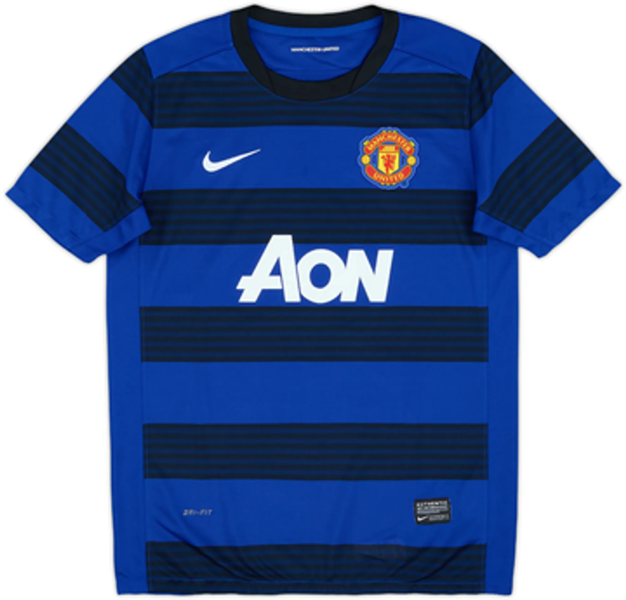 Nike Manchester United Boys SS Away Shirt 2011/13