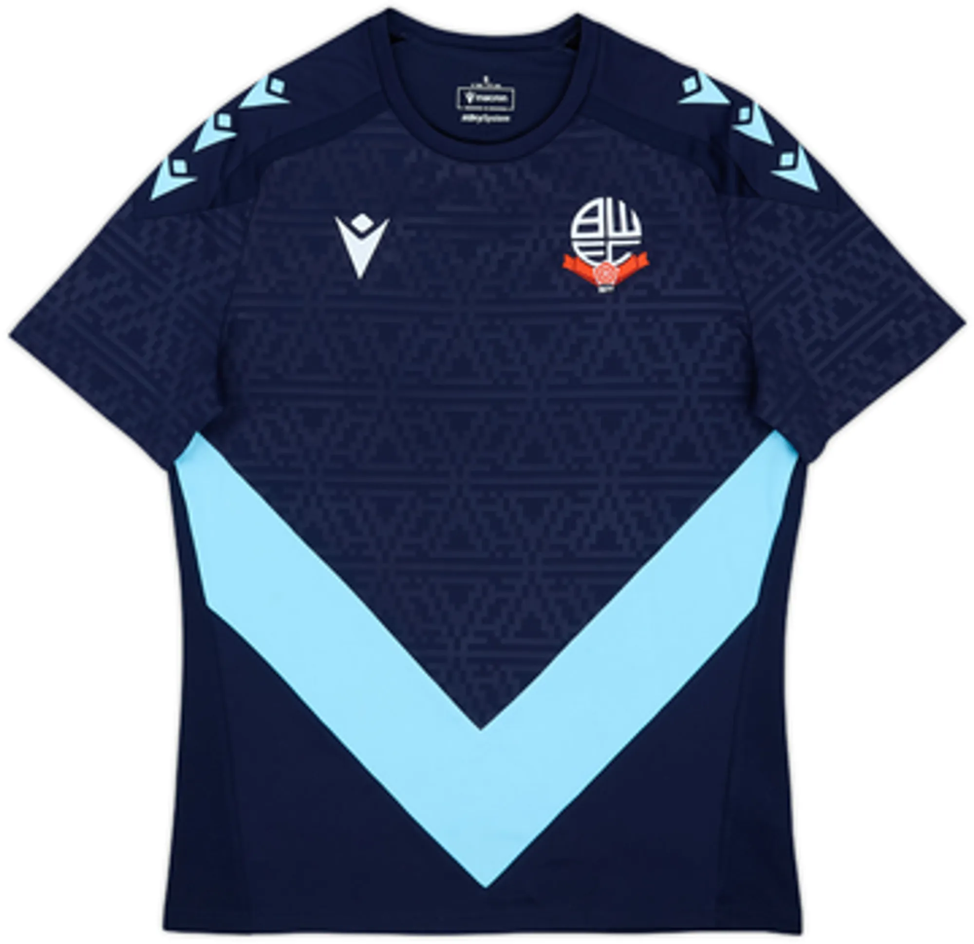 Macron Bolton Wanderers Mens SS Home Shirt 2016/17