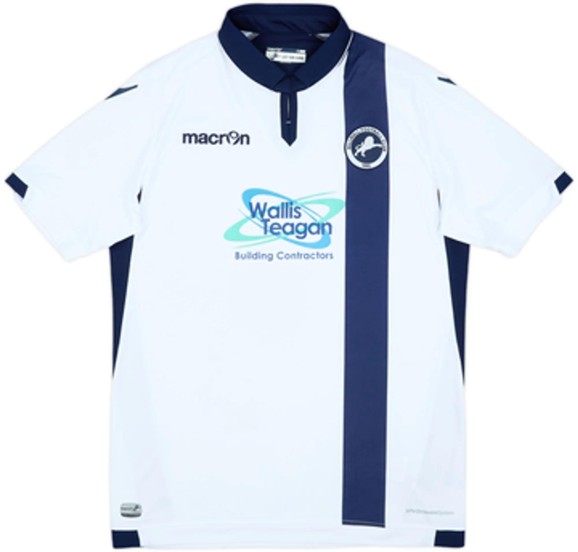 Macron Millwall Mens SS Away Shirt 2015/16