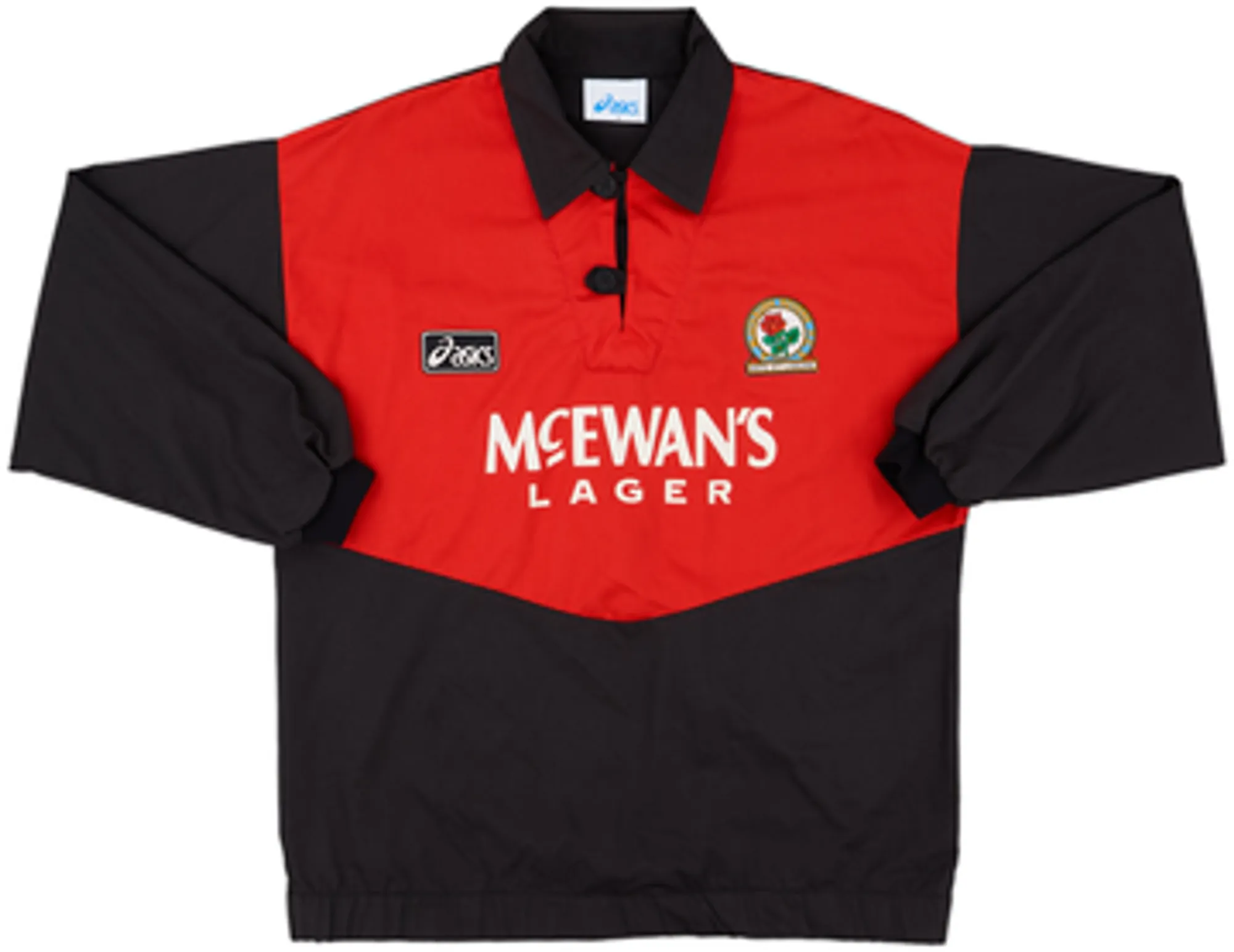 Asics Blackburn Rovers Mens SS Home Shirt 1993/94