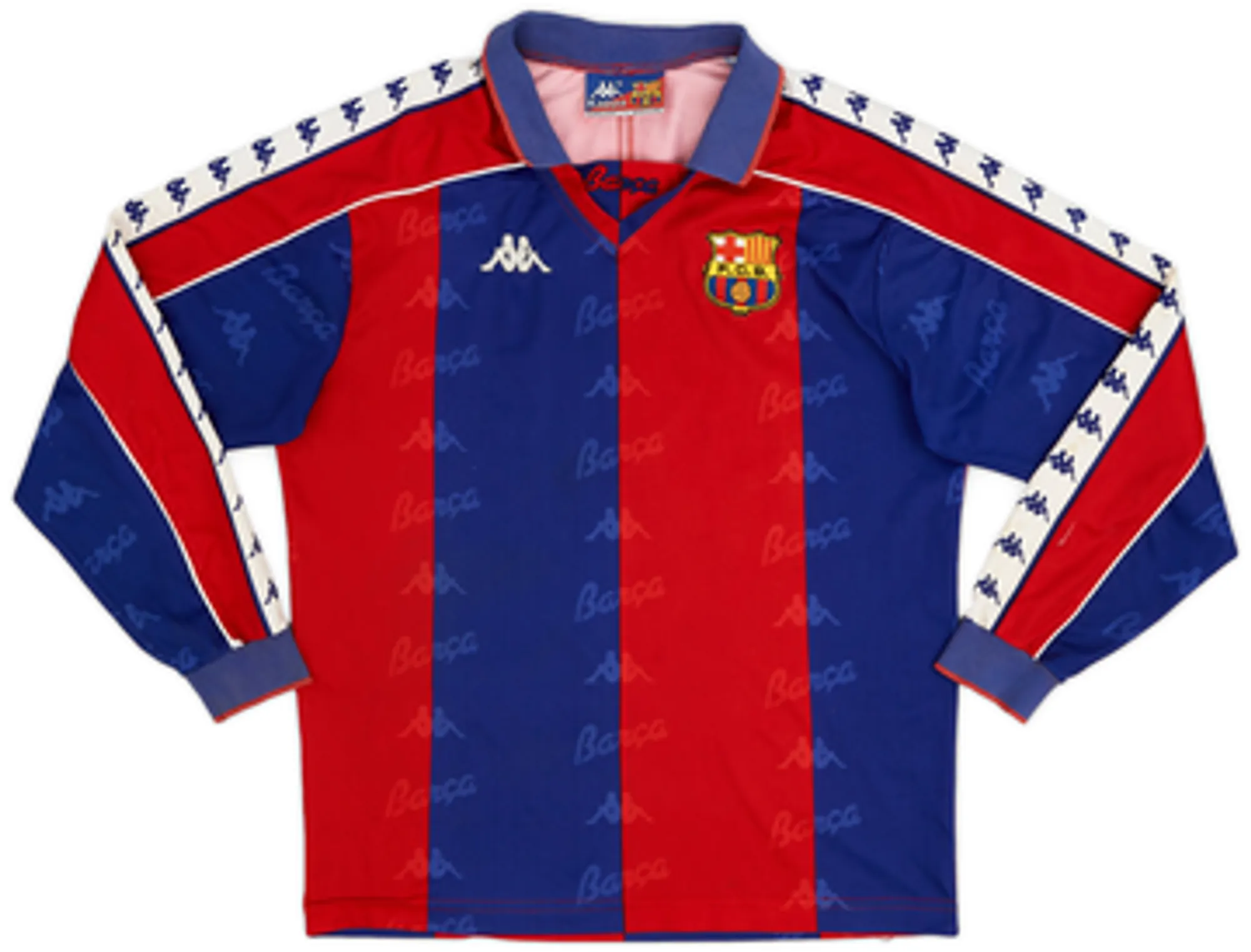 Kappa Barcelona Mens LS Home Shirt 1992/93