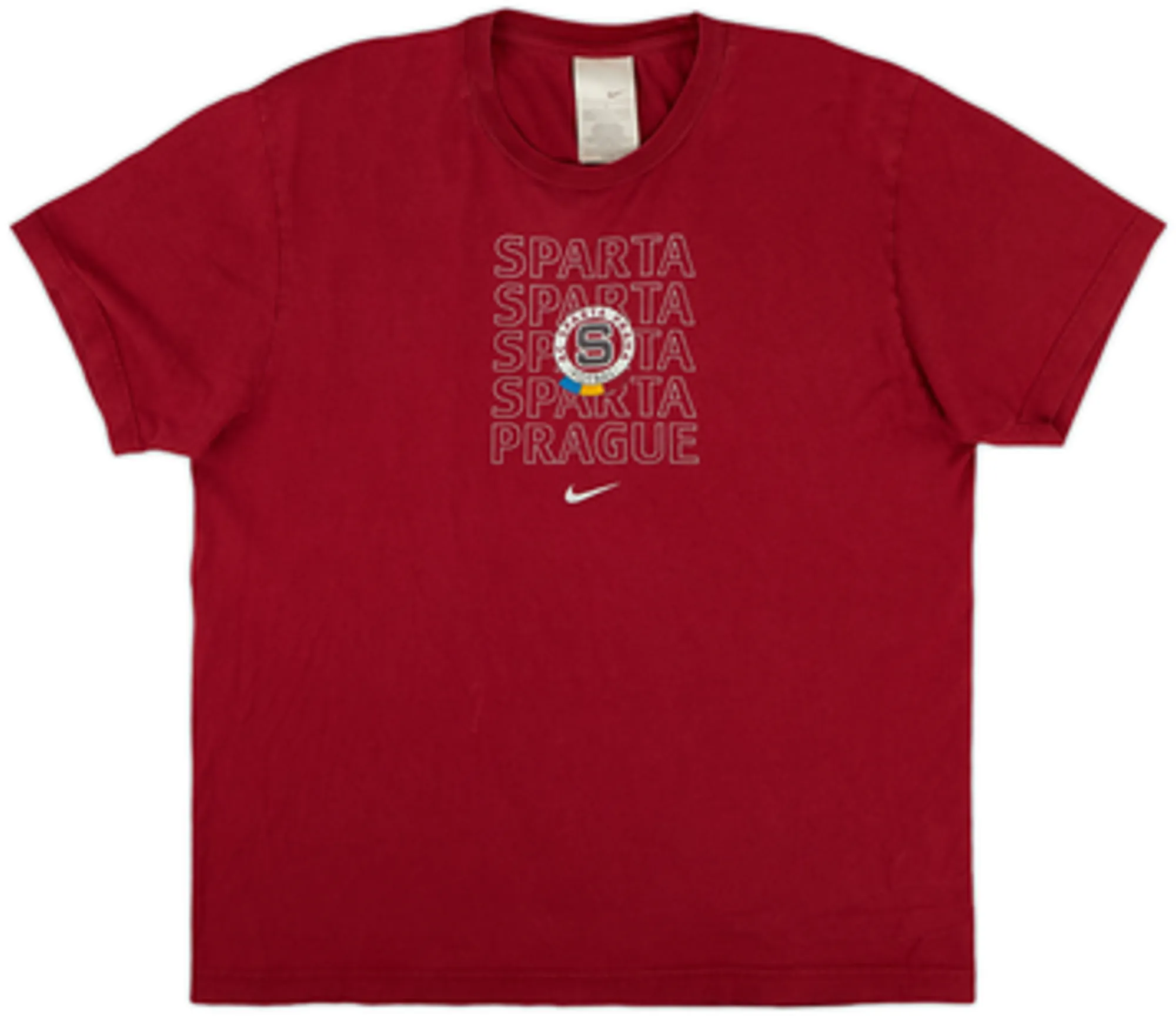 2006-07 Sparta Prague Nike Cotton Tee - 7/10 - (L)