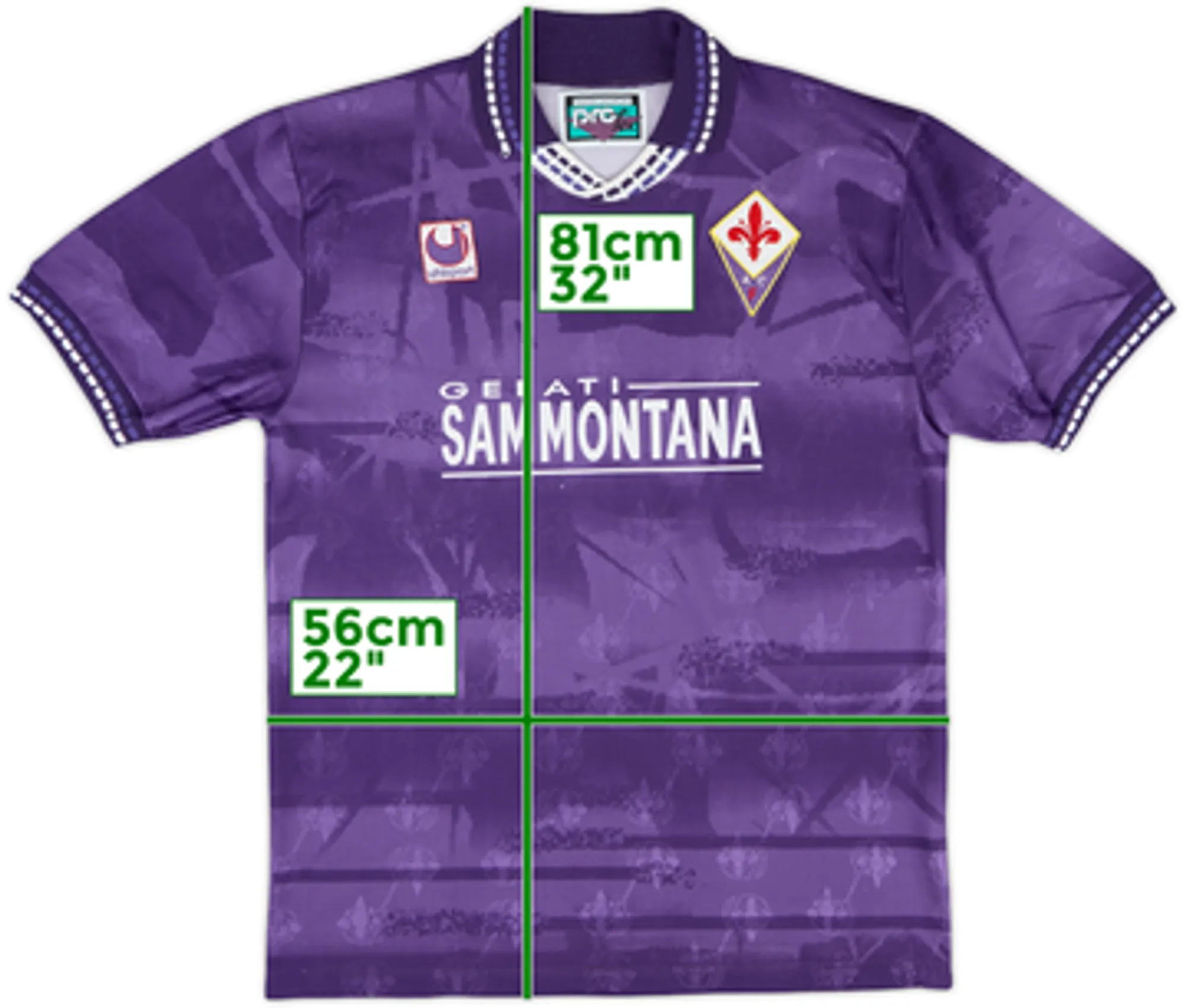 Home Fiorentina Mens SS Home Shirt 1994/95