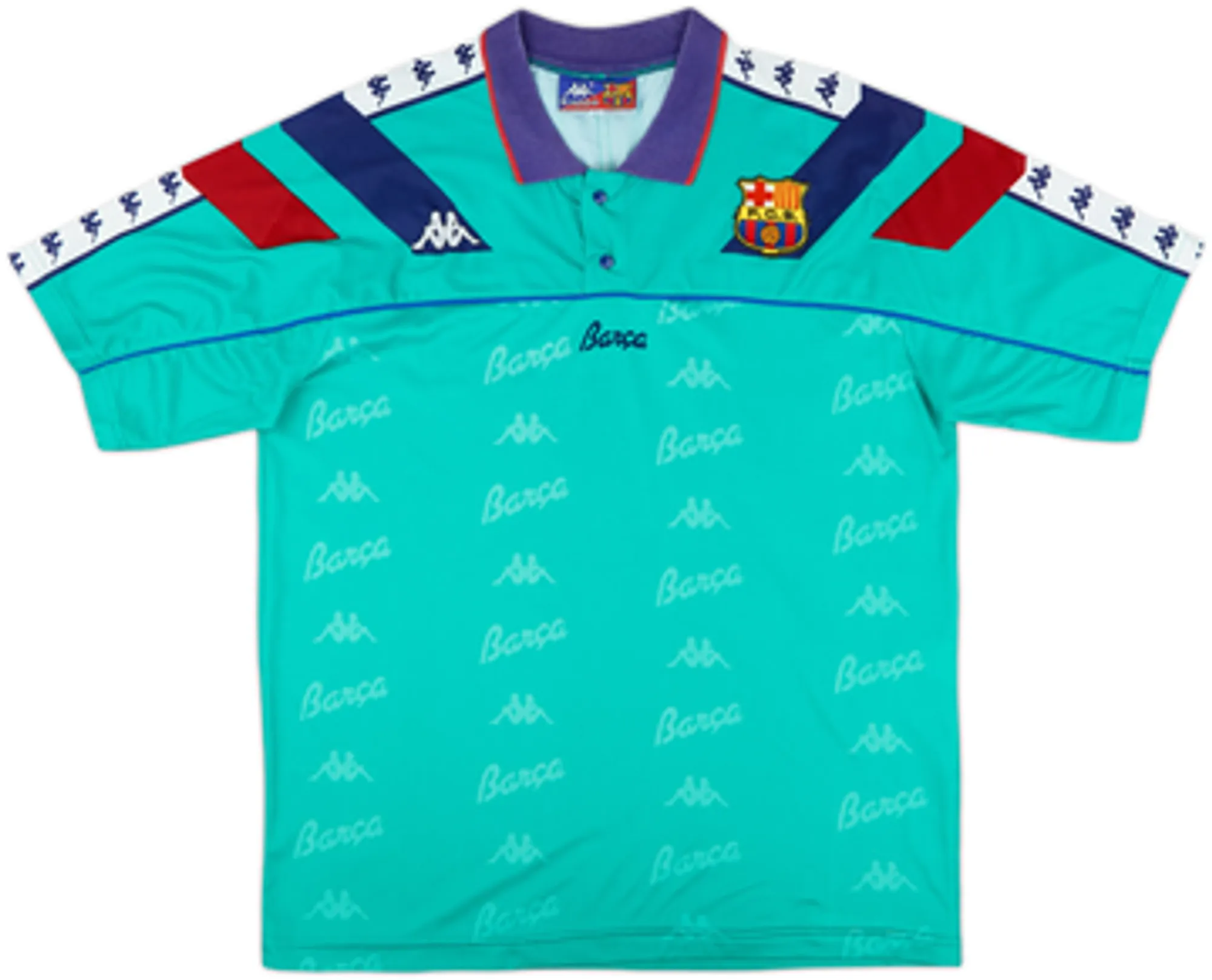 Kappa Barcelona Mens SS Away Shirt 1992/93