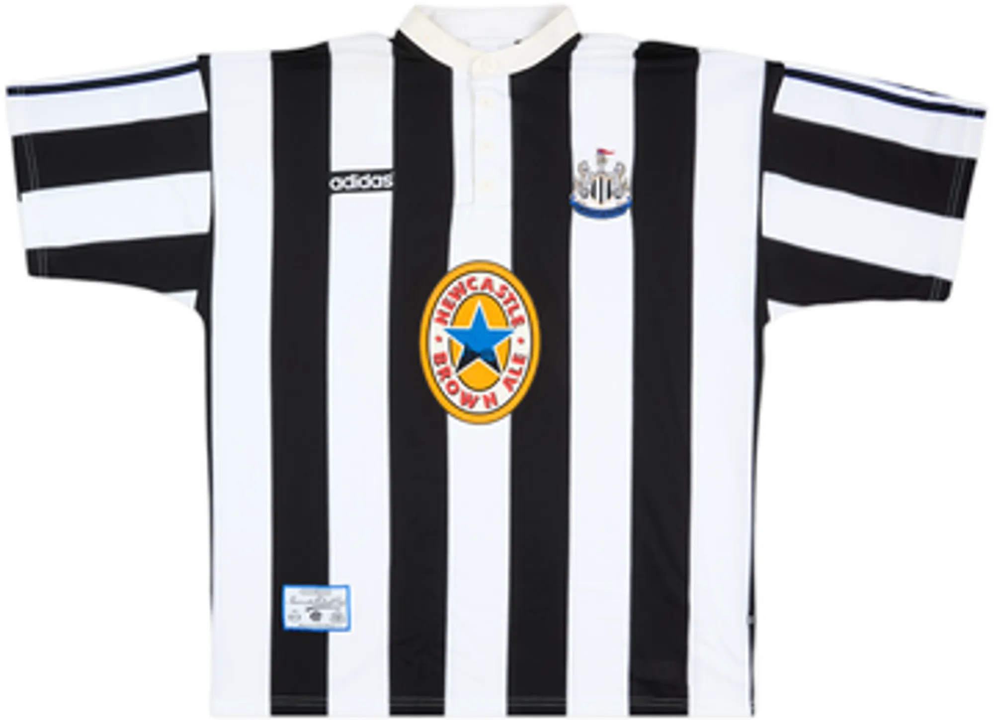adidas Newcastle United Mens SS Home Shirt 1995/97