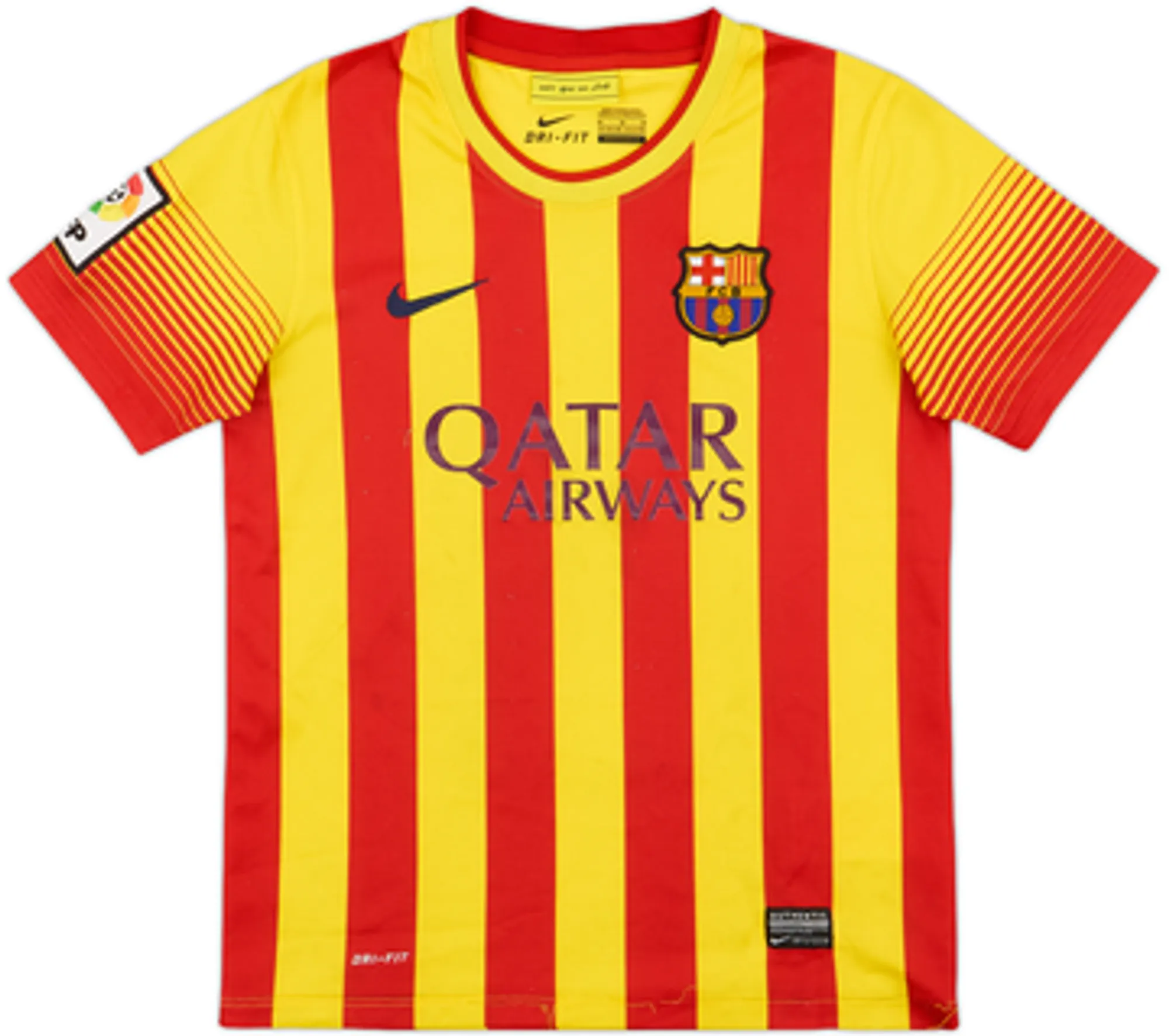 Nike Barcelona Boys SS Away Shirt 2013/15