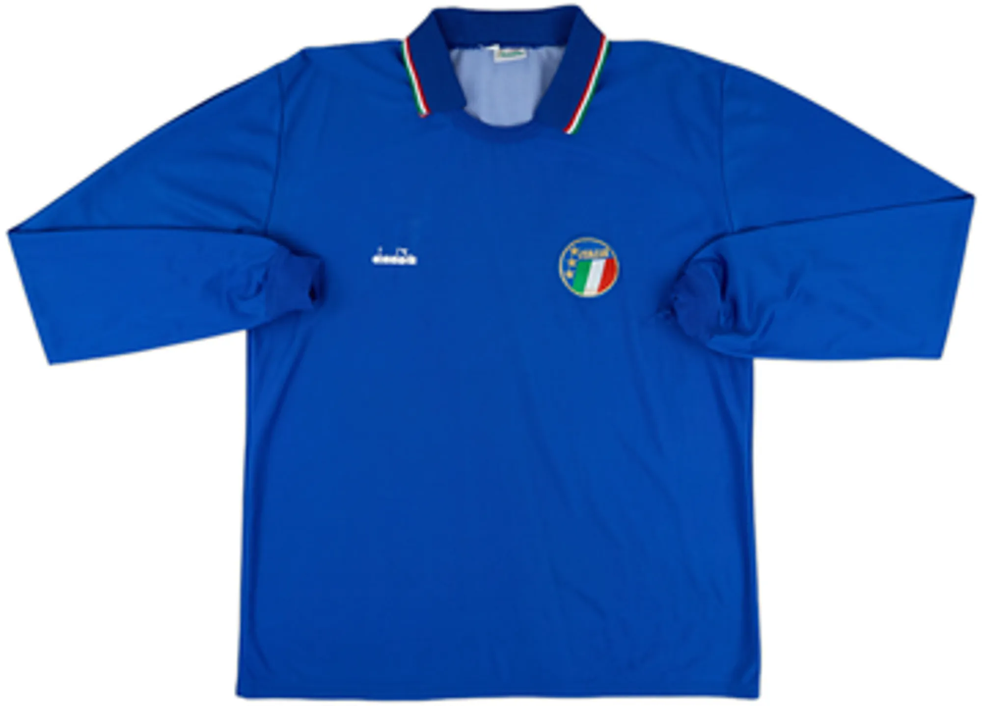 Diadora Italy Mens LS Home Shirt 1986