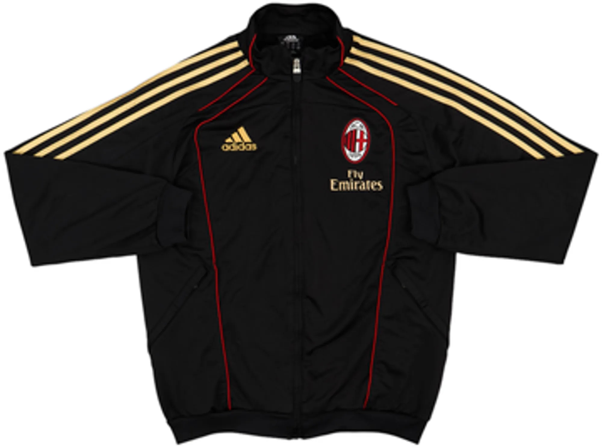 2010-11 AC Milan adidas Track Jacket - 7/10 - (S/M)