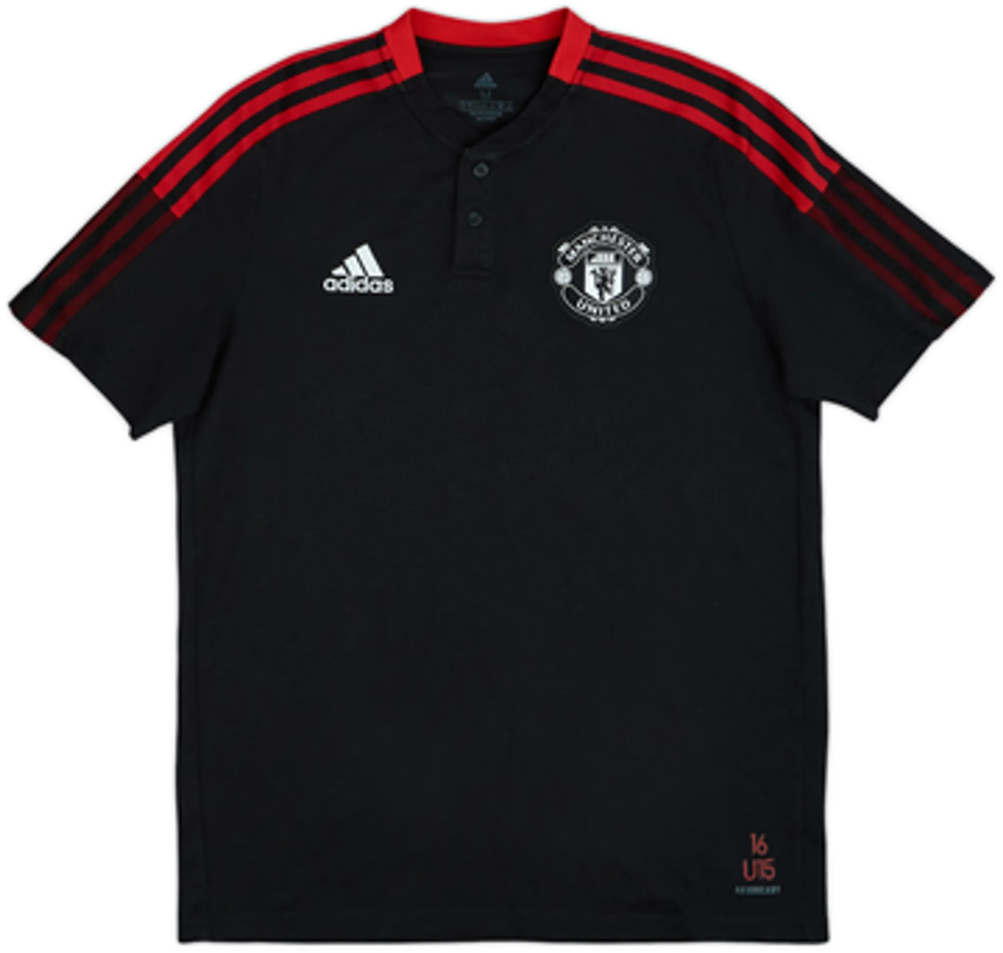 2021-22 Manchester United adidas Polo Shirt - 8/10 - (M)
