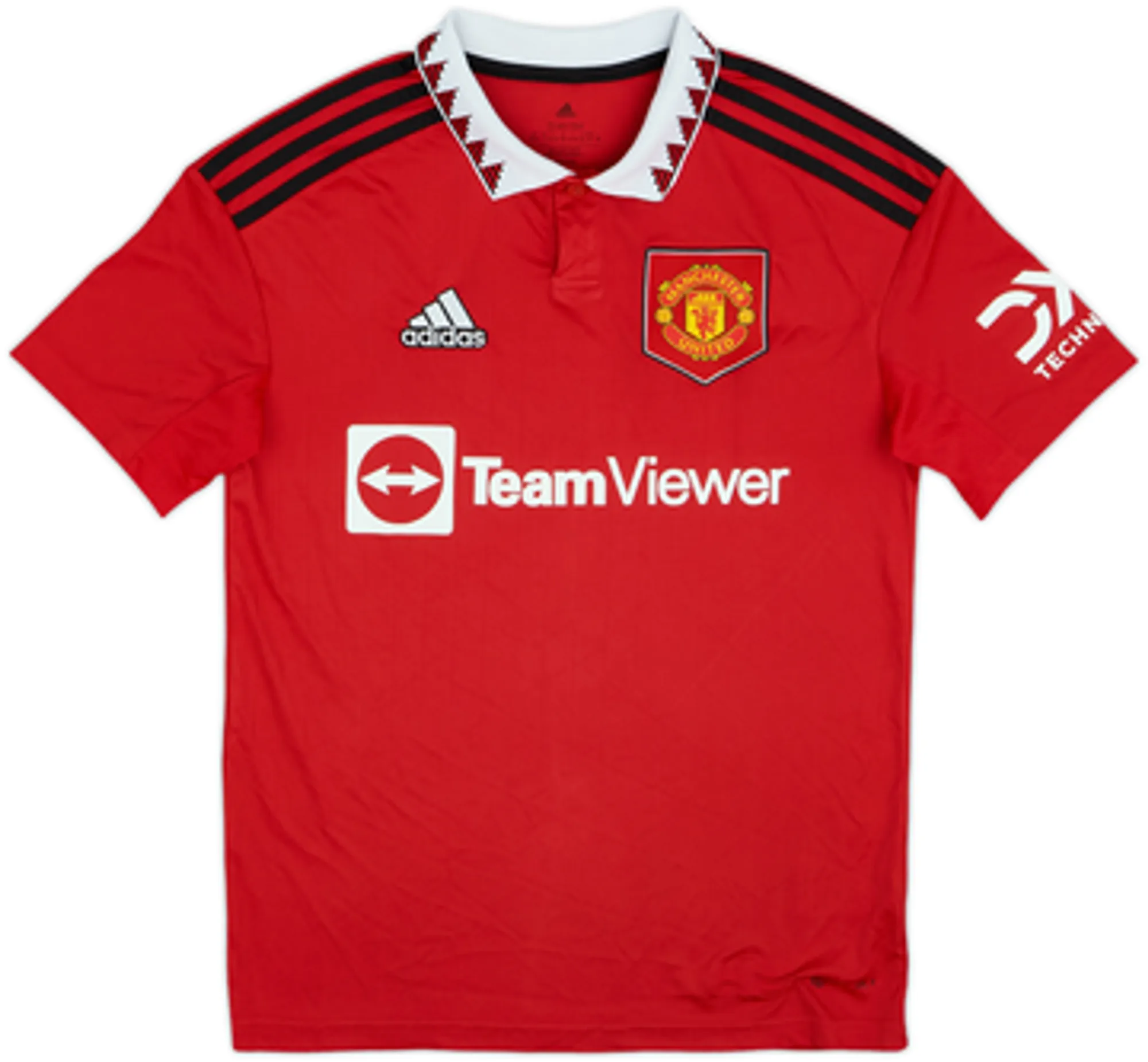 adidas Manchester United Boys SS Home Shirt 2022/23
